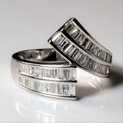 Bypass Diamond Channel Ring | 0.99ctw | SZ 6 |