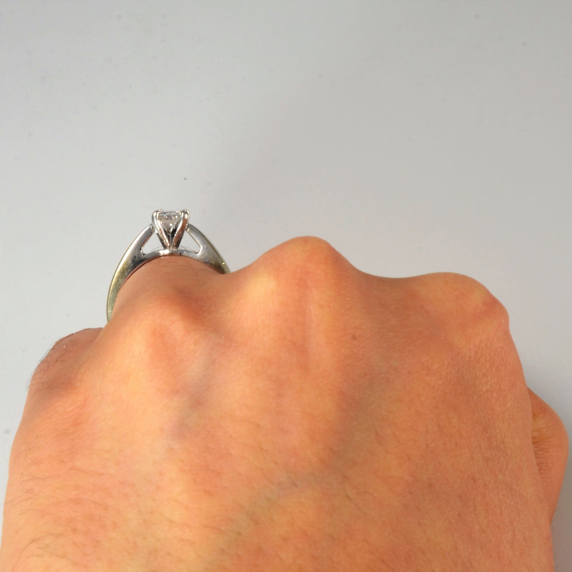 Princess Diamond Solitaire Engagement Ring | 0.40ct | SZ 5.5 |