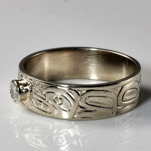 Indigenous Bezel Set Diamond Ring | 0.07ct | SZ 5.25 |