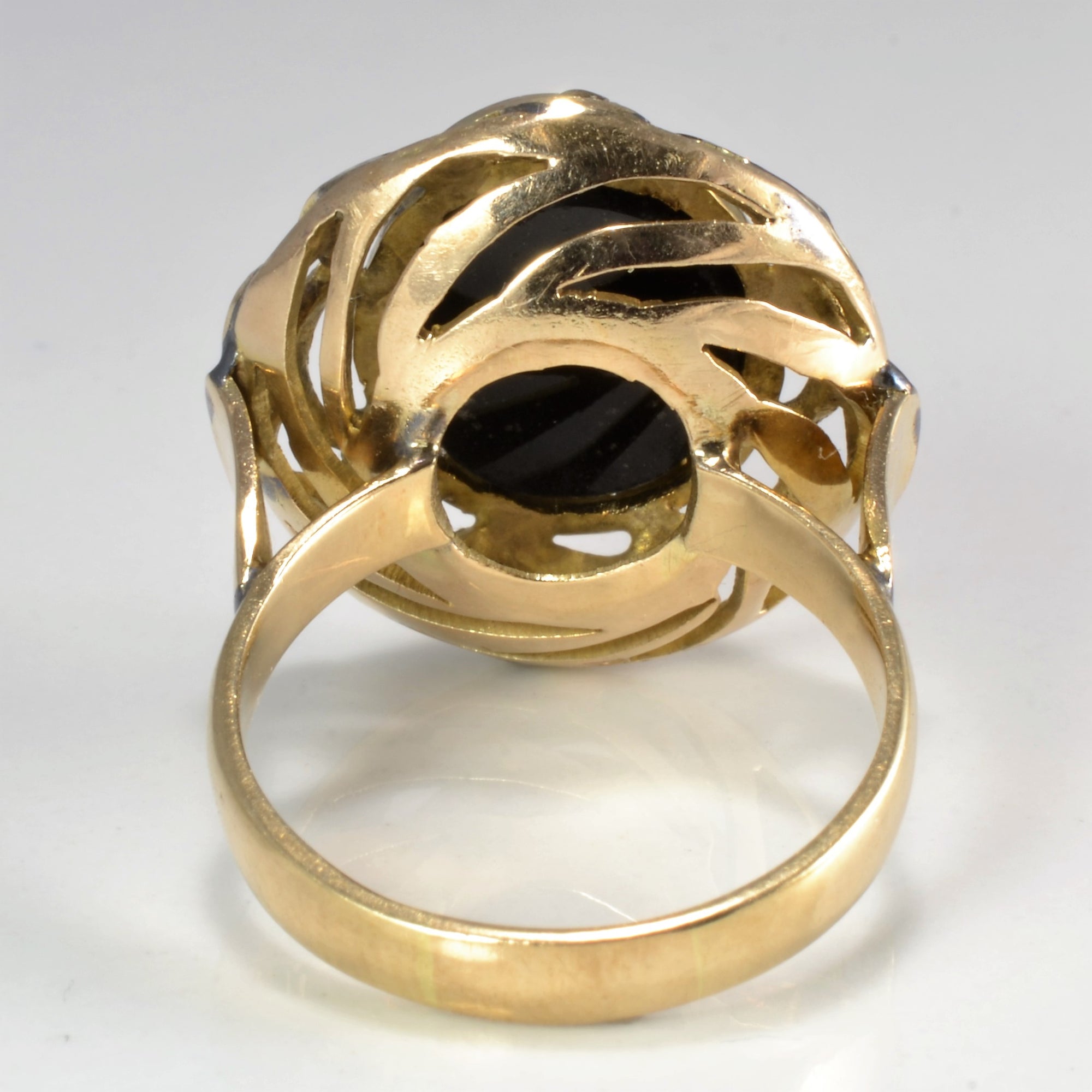 Textured Bezel Set Opal Ring | SZ 8.75 |