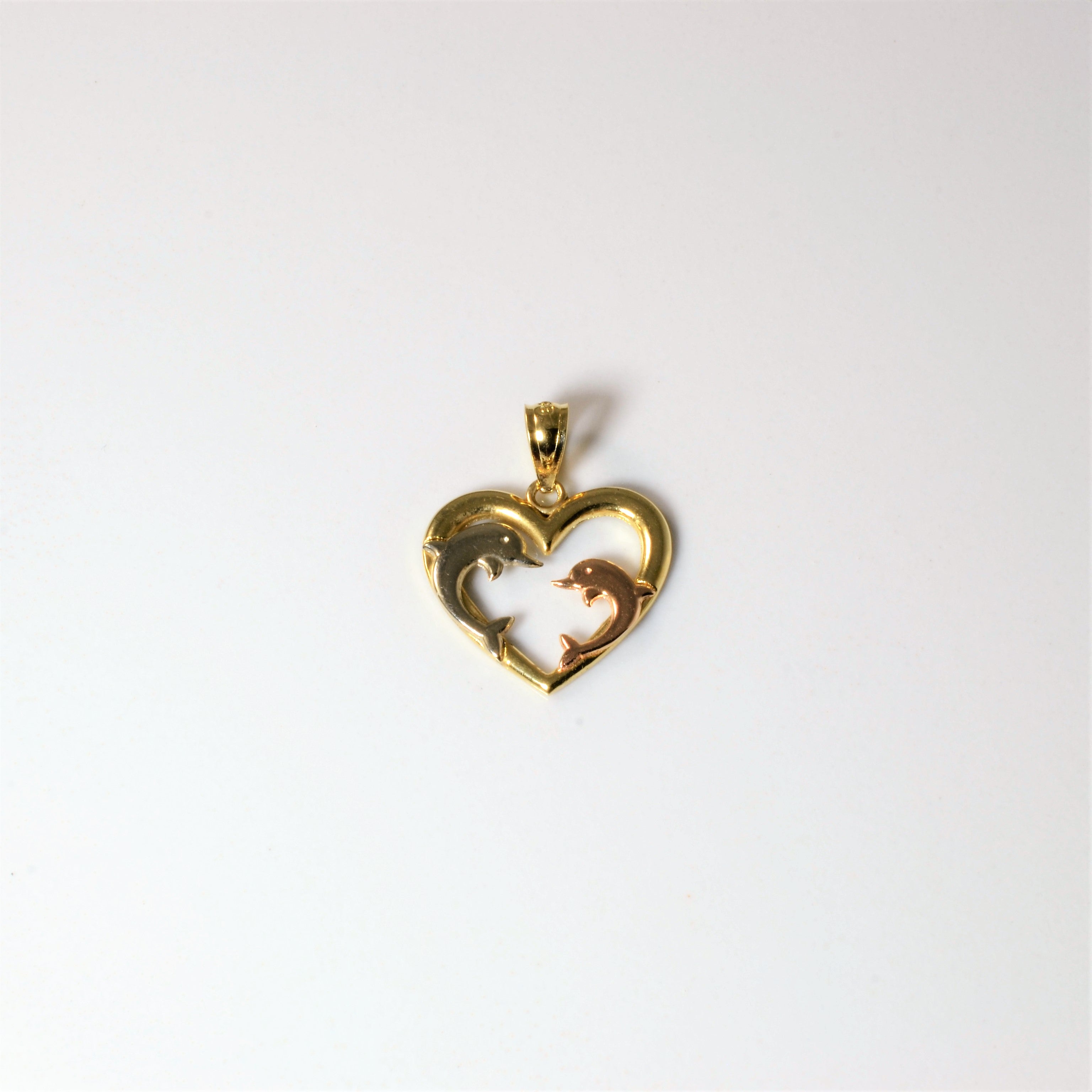 Dolphin Heart Pendant |