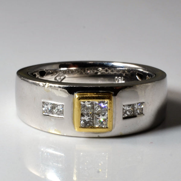 Cluster Set Princess Diamond Ring | 0.68ctw | SZ 10.25 |