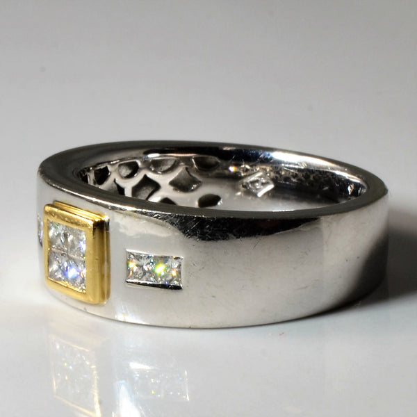 Cluster Set Princess Diamond Ring | 0.68ctw | SZ 10.25 |