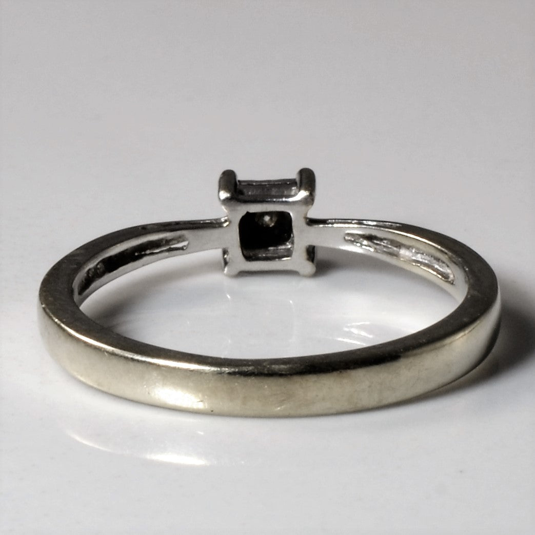 Illusion Set Solitaire Diamond Ring | 0.02ct | SZ 5 |
