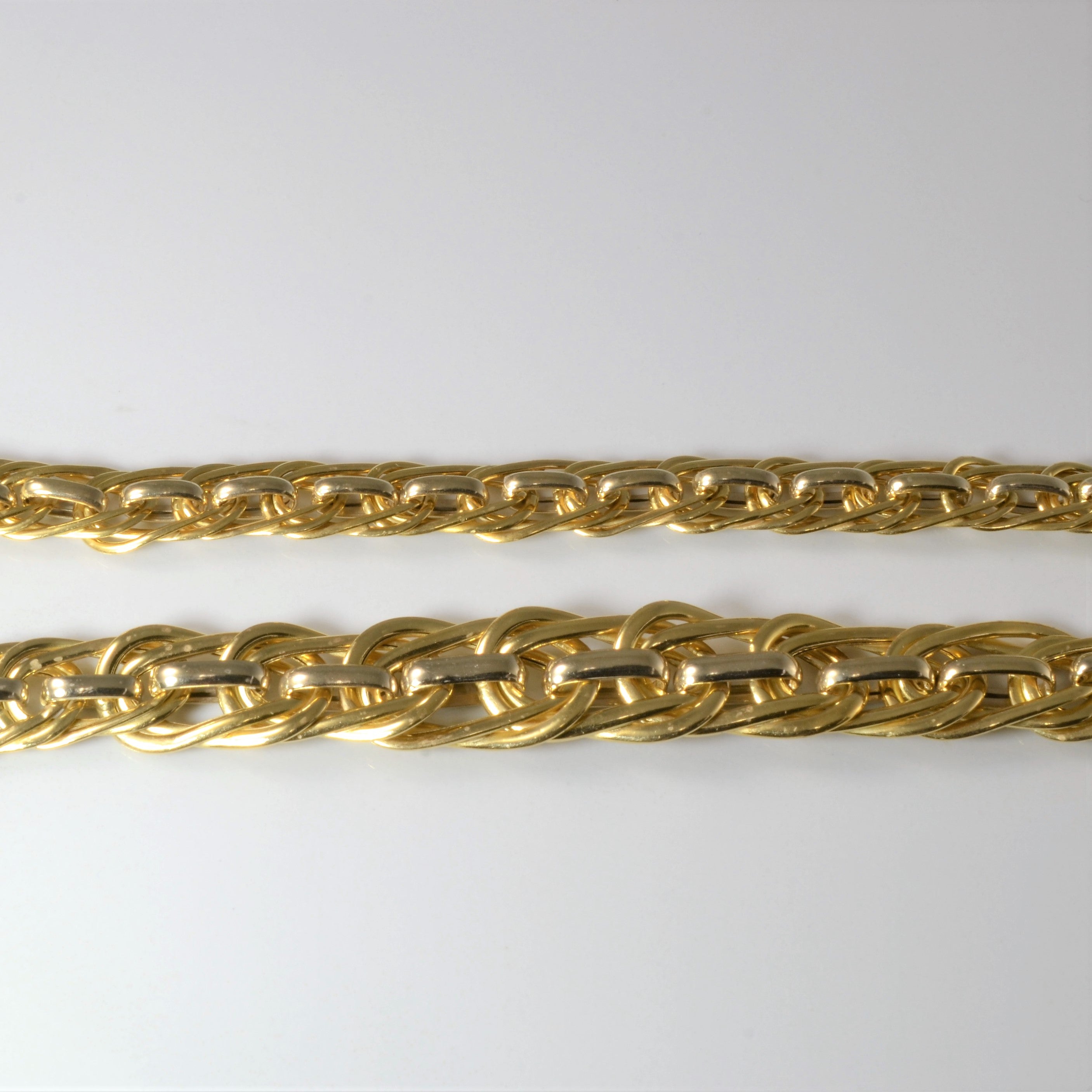 Double Link Ring & Connector Necklace | 18" |