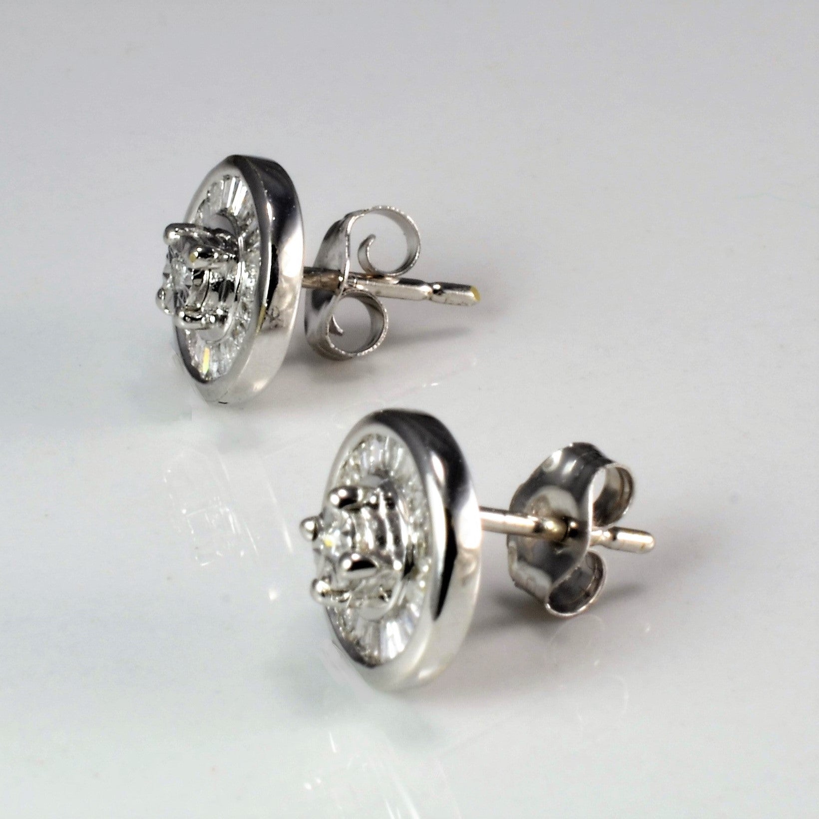 Cluster Diamond Stud Earrings | 0.15 ctw |