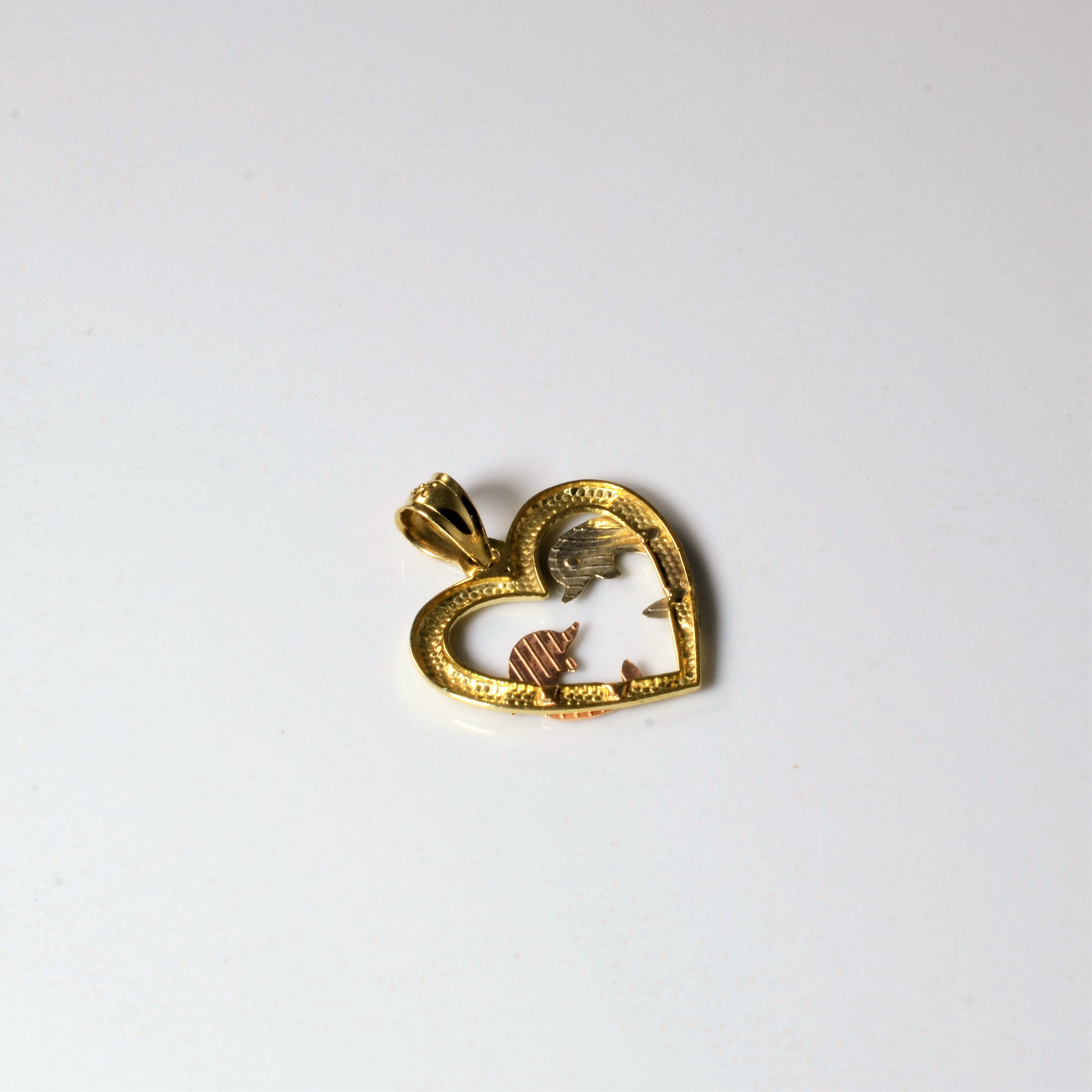 Dolphin Heart Pendant |