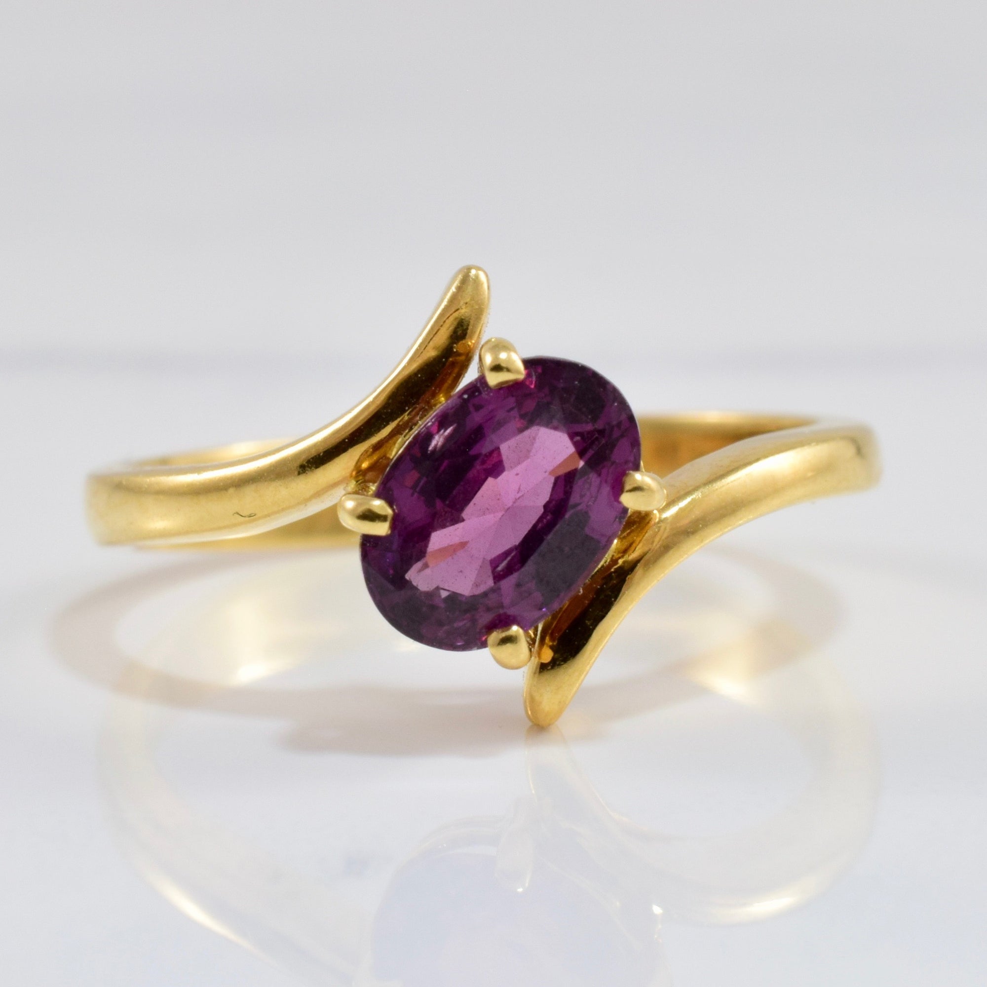 Bypass Rhodolite Garnet Ring | SZ 8 |