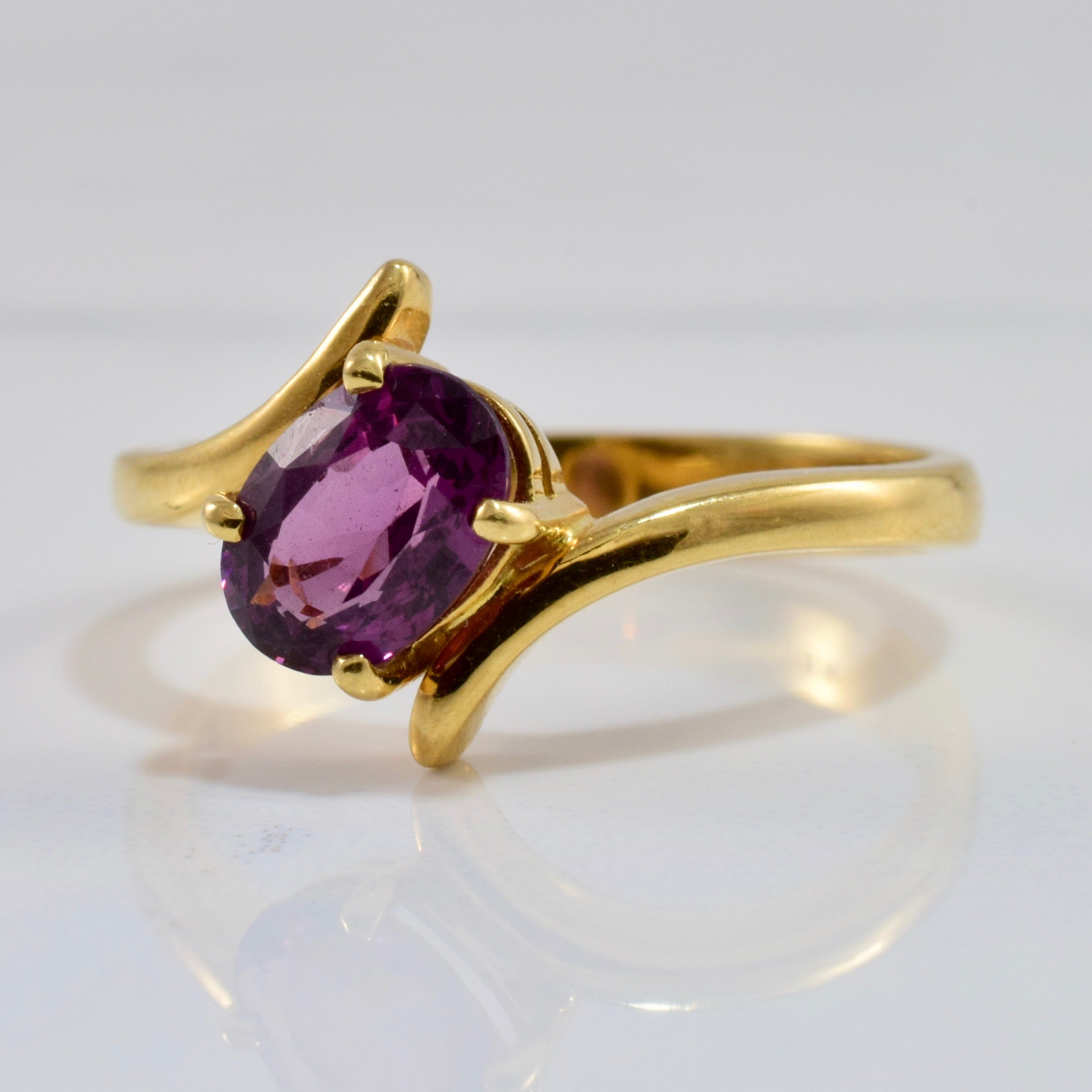 Bypass Rhodolite Garnet Ring | SZ 8 |