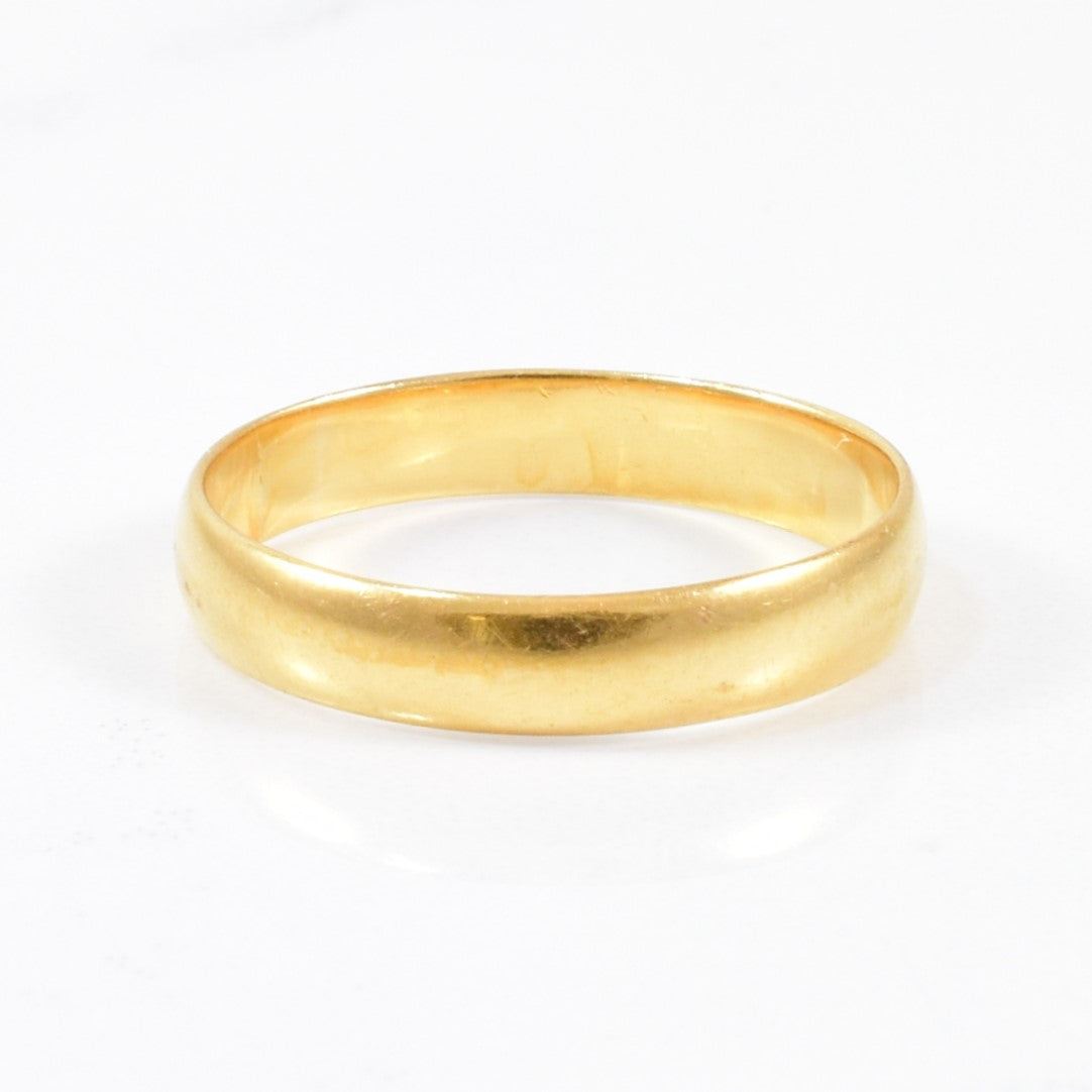 1870s Victorian Gold Wedding Band | SZ 6.25 |