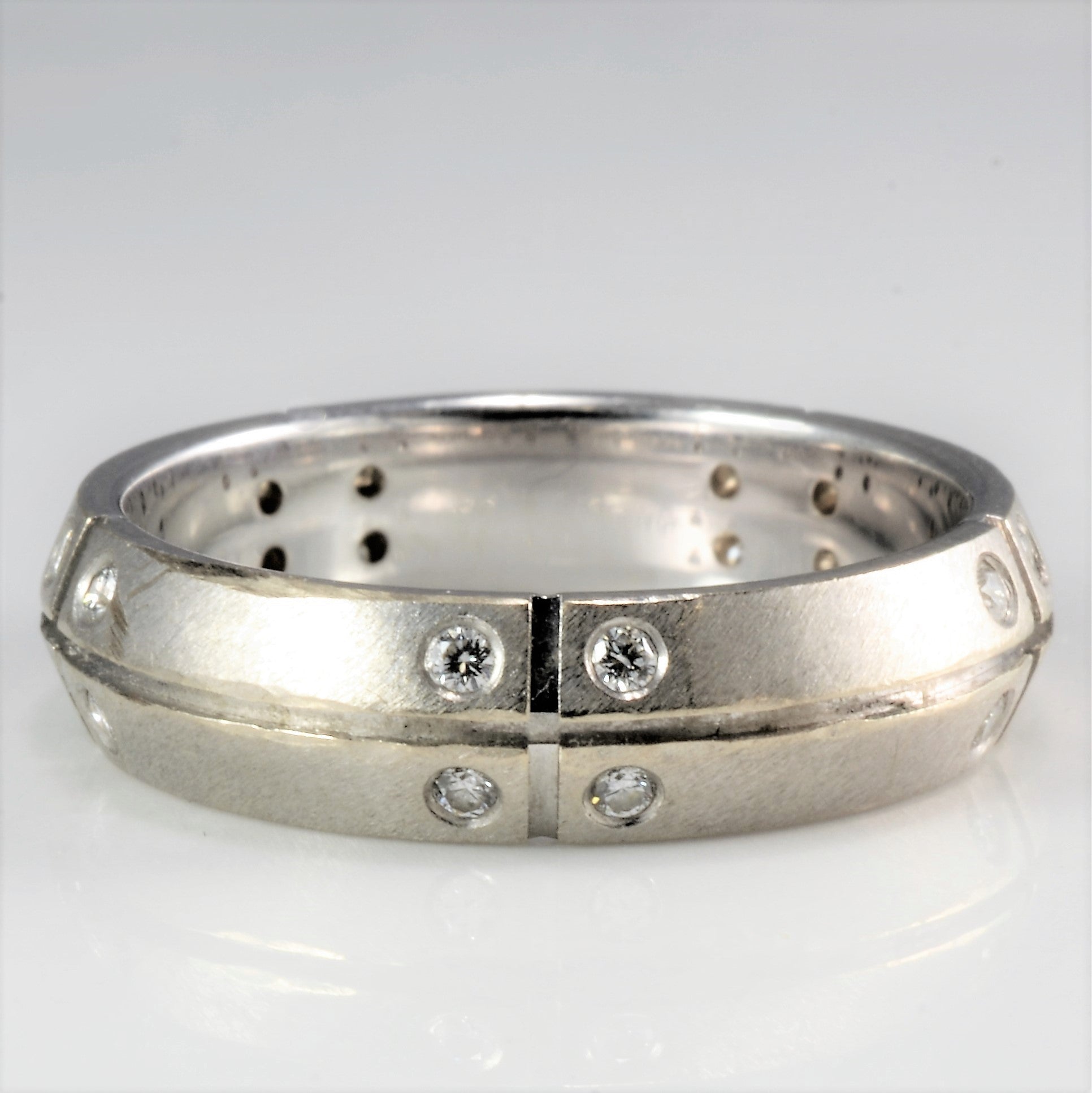 Tiffany & Co.' Diamond Streamerica Wedding Band | 0.20ctw, SZ 7.5 |
