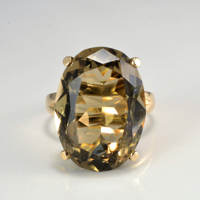 High Set Smokey Quartz Ring | SZ 9 |
