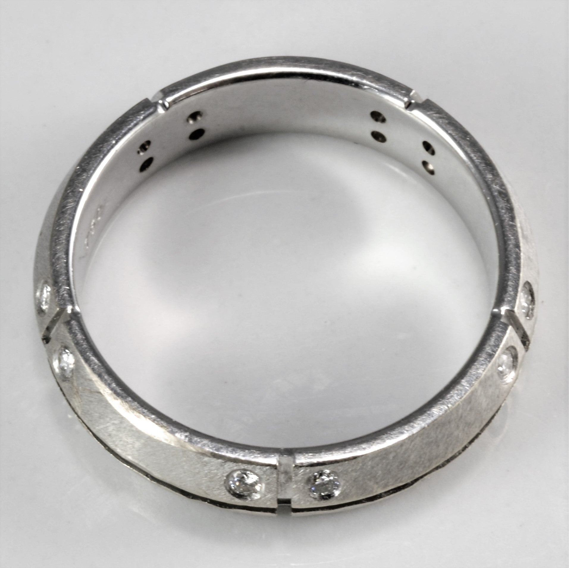 Tiffany & Co.' Diamond Streamerica Wedding Band | 0.20ctw, SZ 7.5 |