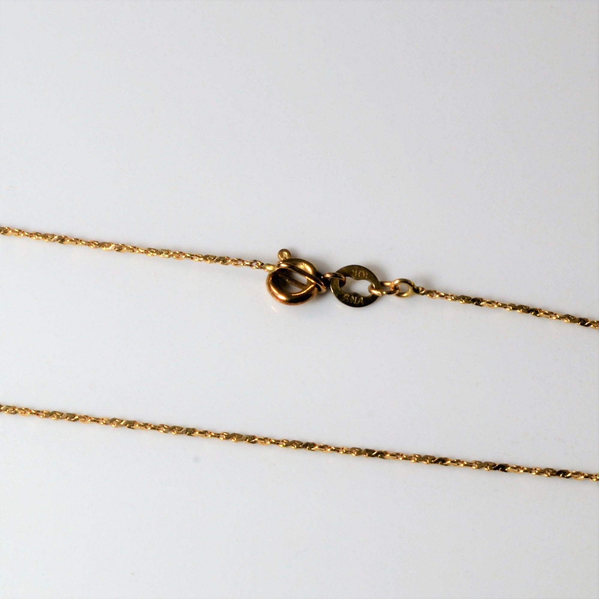 10k Yellow Gold Twisted Serpentine Chain | 24