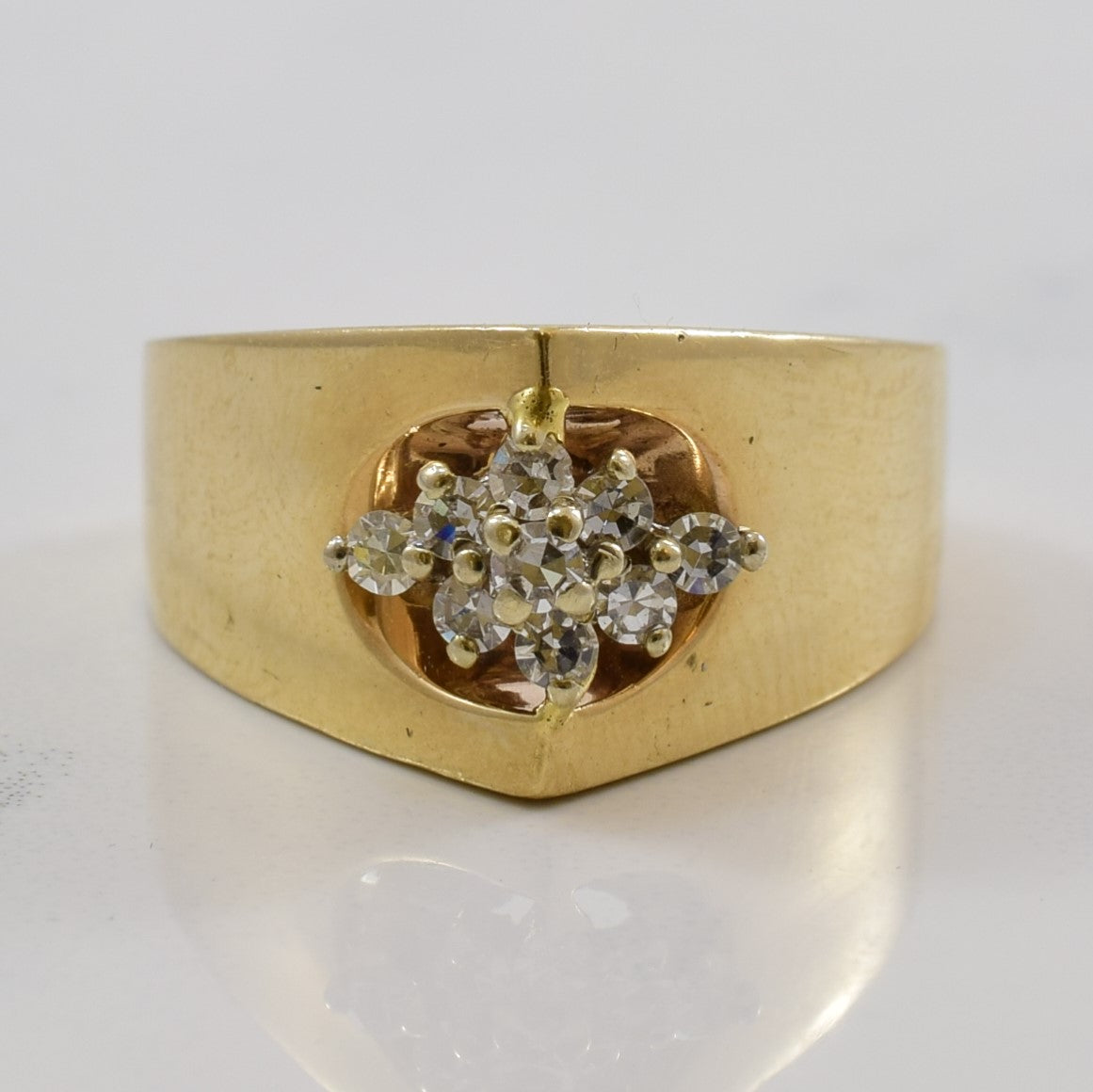 Pointed Diamond Cluster Ring | 0.18ctw | SZ 5 |