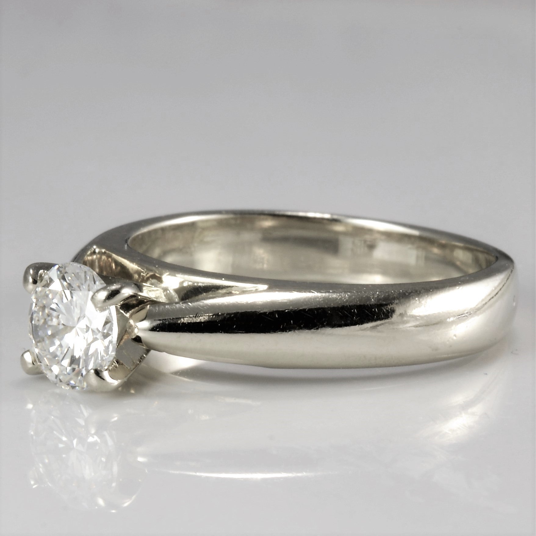 Solitaire Diamond Engagement Ring | 0.58 ct, SZ 6 |