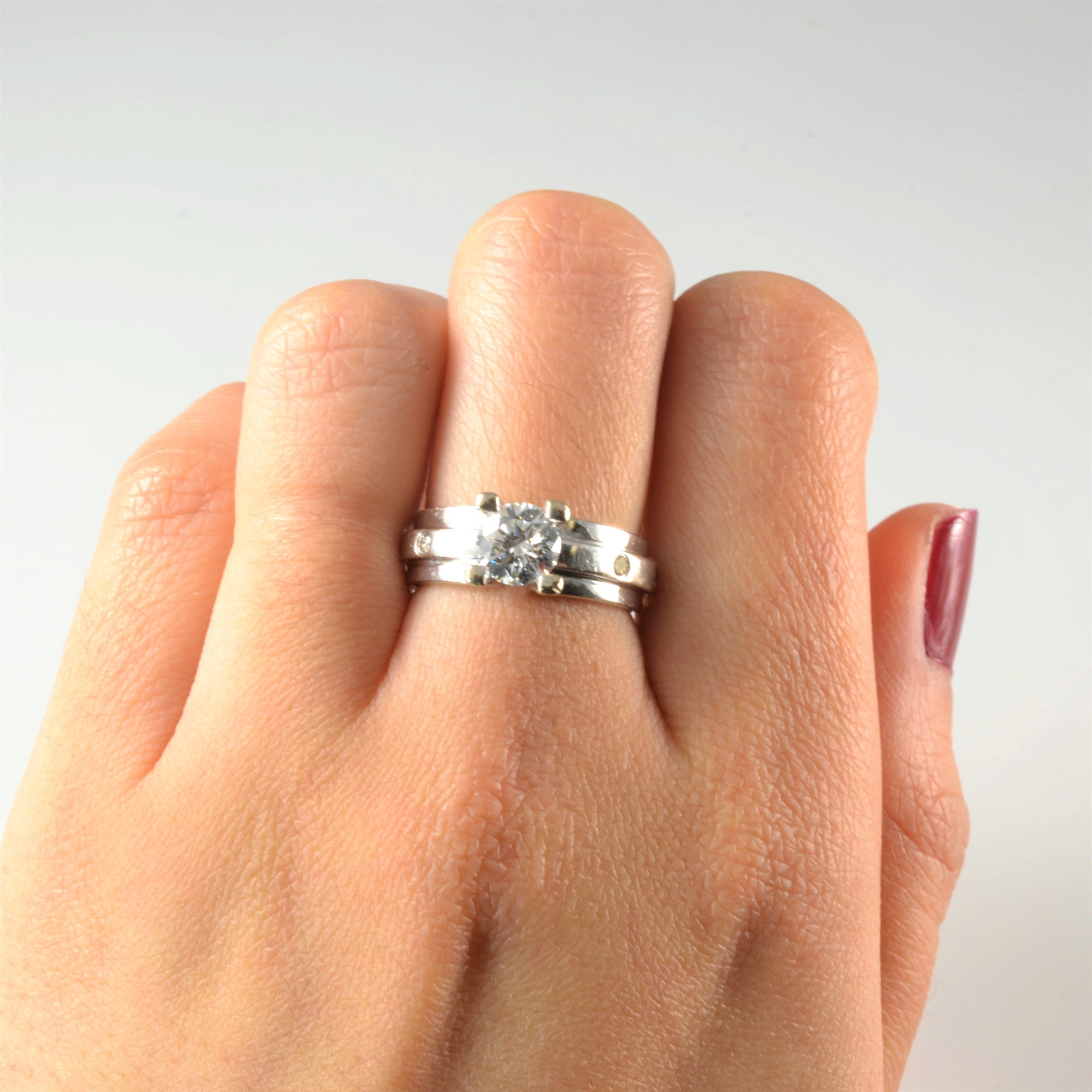 Piaget' Bold Band Engagement Ring | 1.10ctw | SZ 6 |