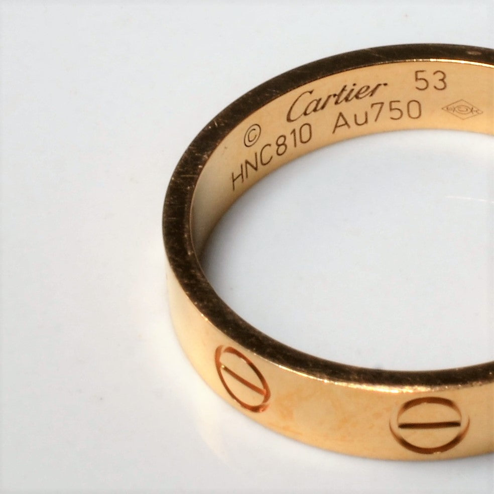 'Cartier' Love Ring | SZ 6.5 |