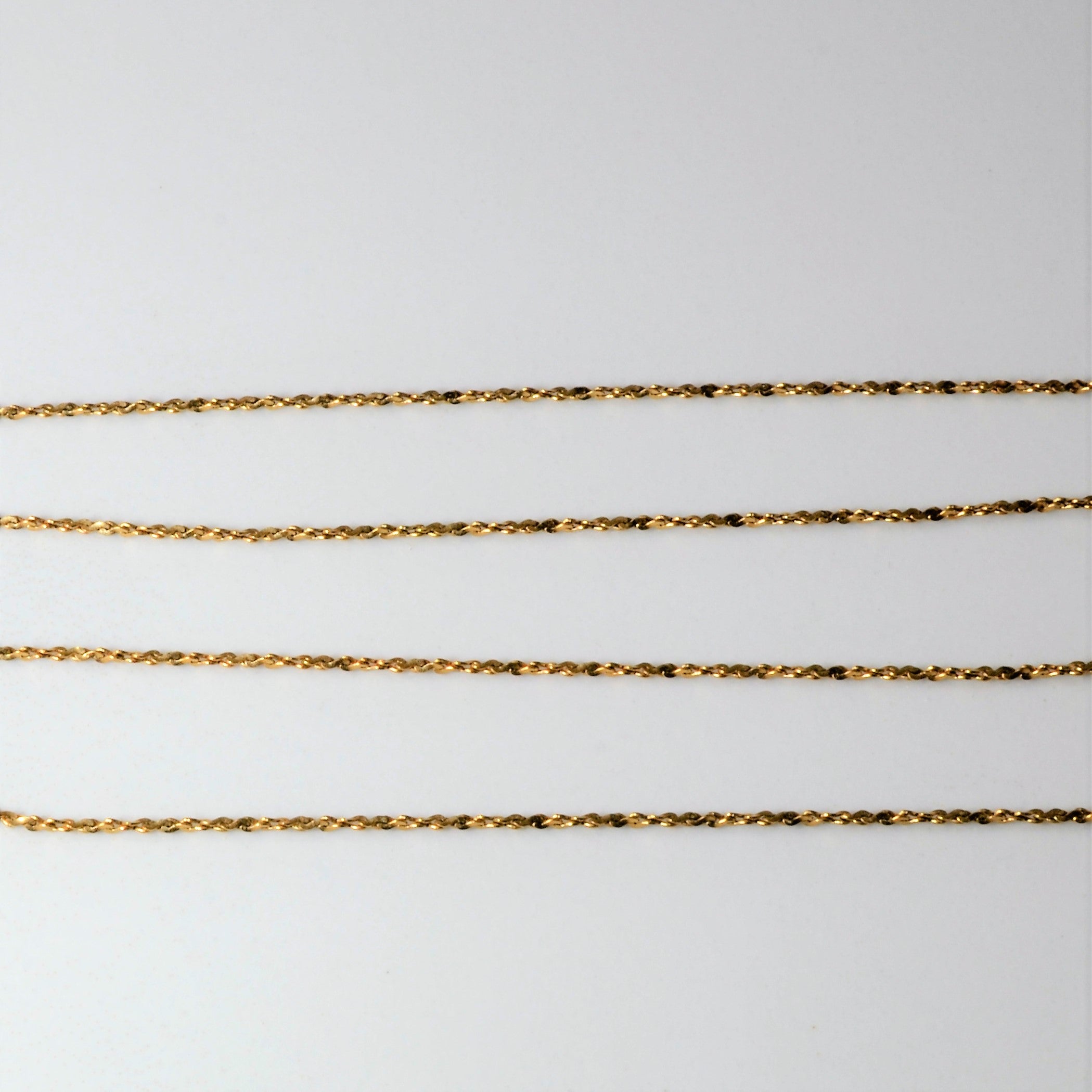 10k Yellow Gold Twisted Serpentine Chain | 20" |