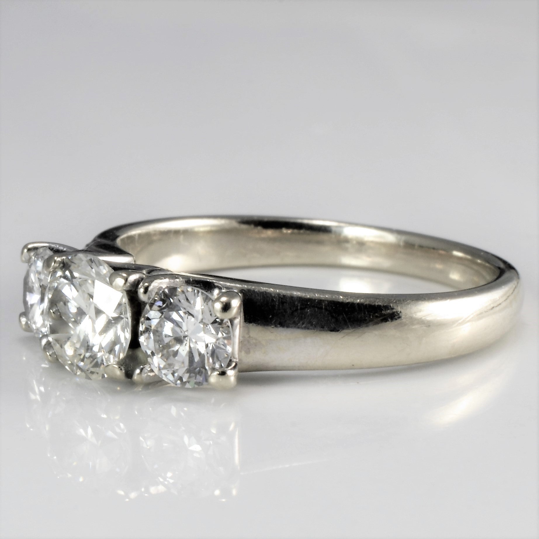 Three Stone Diamond Engagement Ring | 1.20 ctw, SZ 7 |