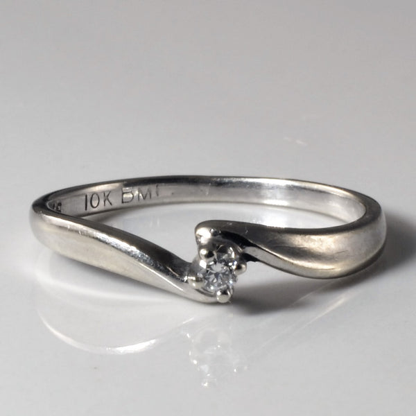 Petite Bypass Diamond Ring | 0.04ct | SZ 5.75 |