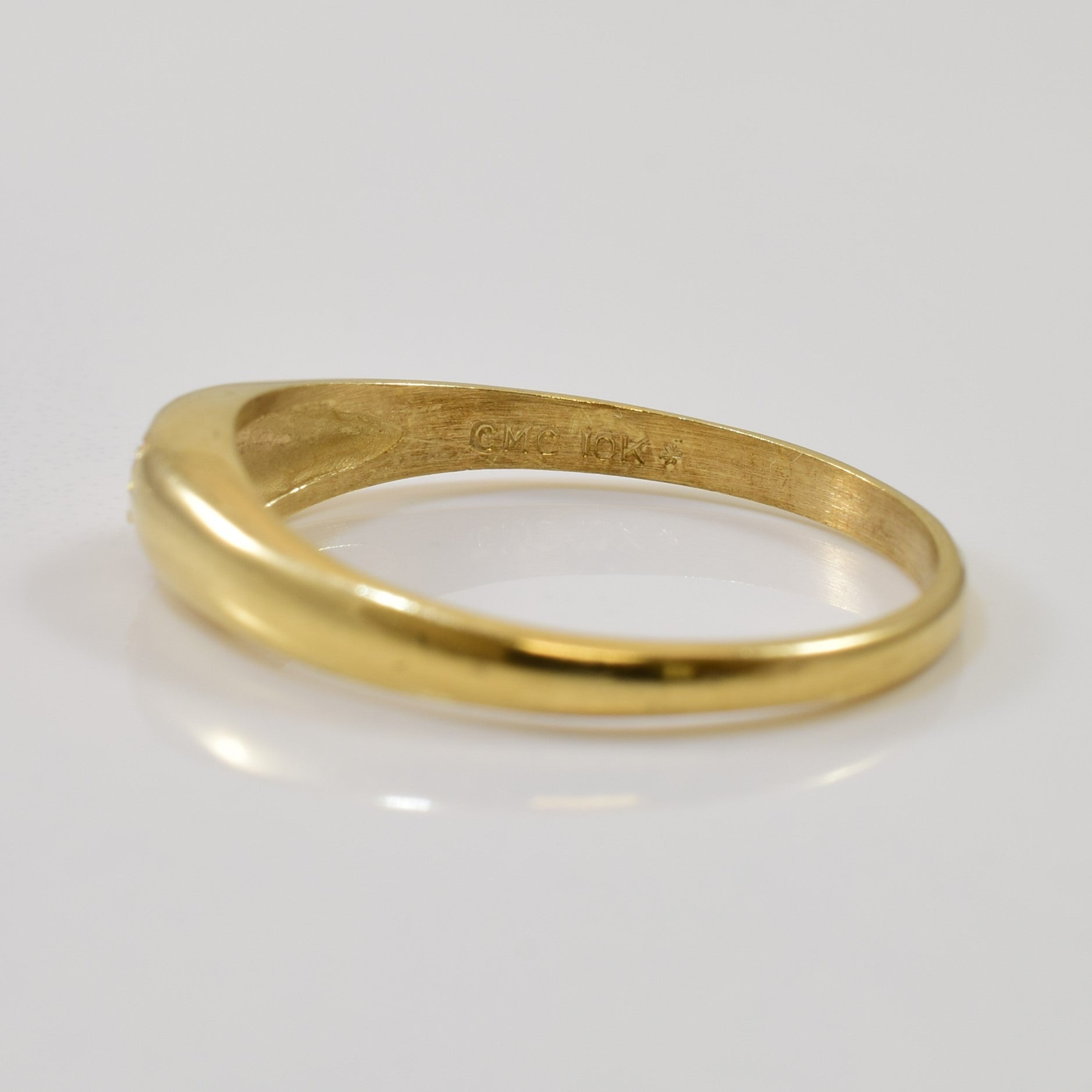 Star Burst Set Citrine Band | 0.03ct | SZ 5.75 |