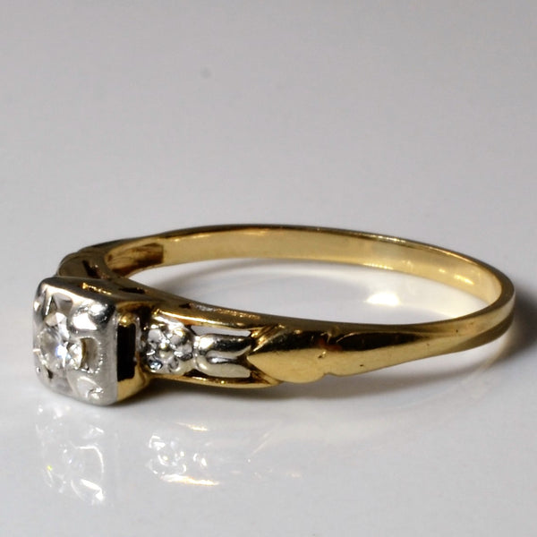 1950s Solitaire Diamond Ring | 0.07ct | SZ 6 |