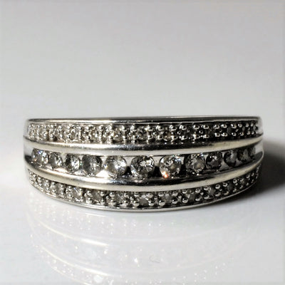 Channel Set Diamond Ring | 0.34ctw | SZ 7.25 |