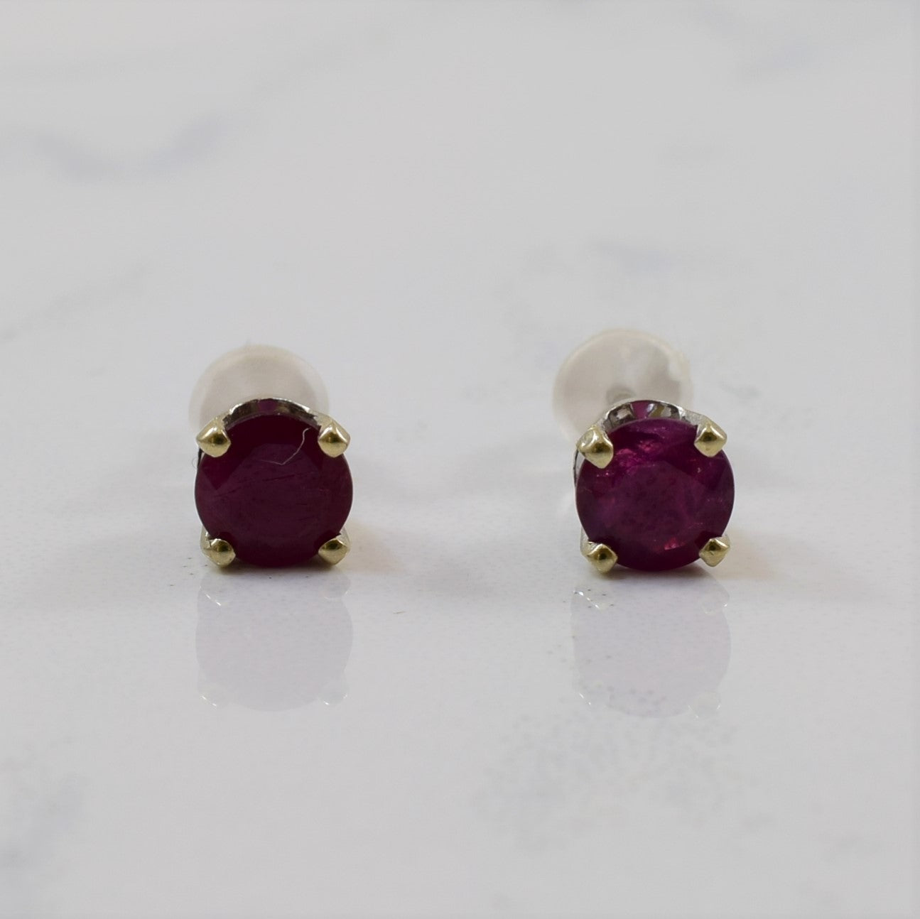 Ruby Stud Earrings | 0.74ctw |