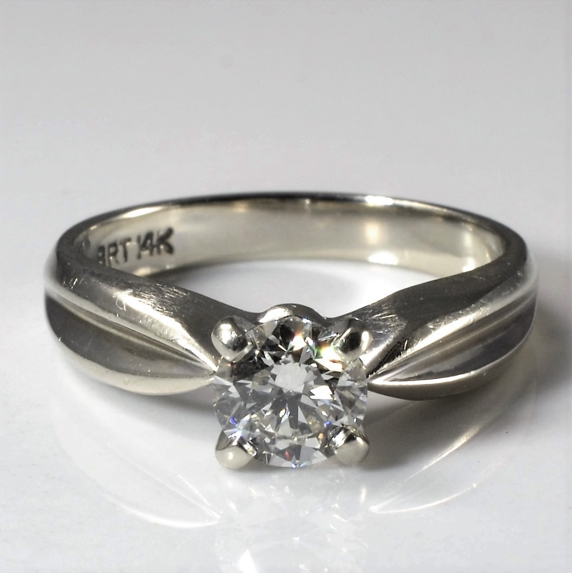 Solitaire Diamond Engagement Ring | 0.57ct | SZ 5 |