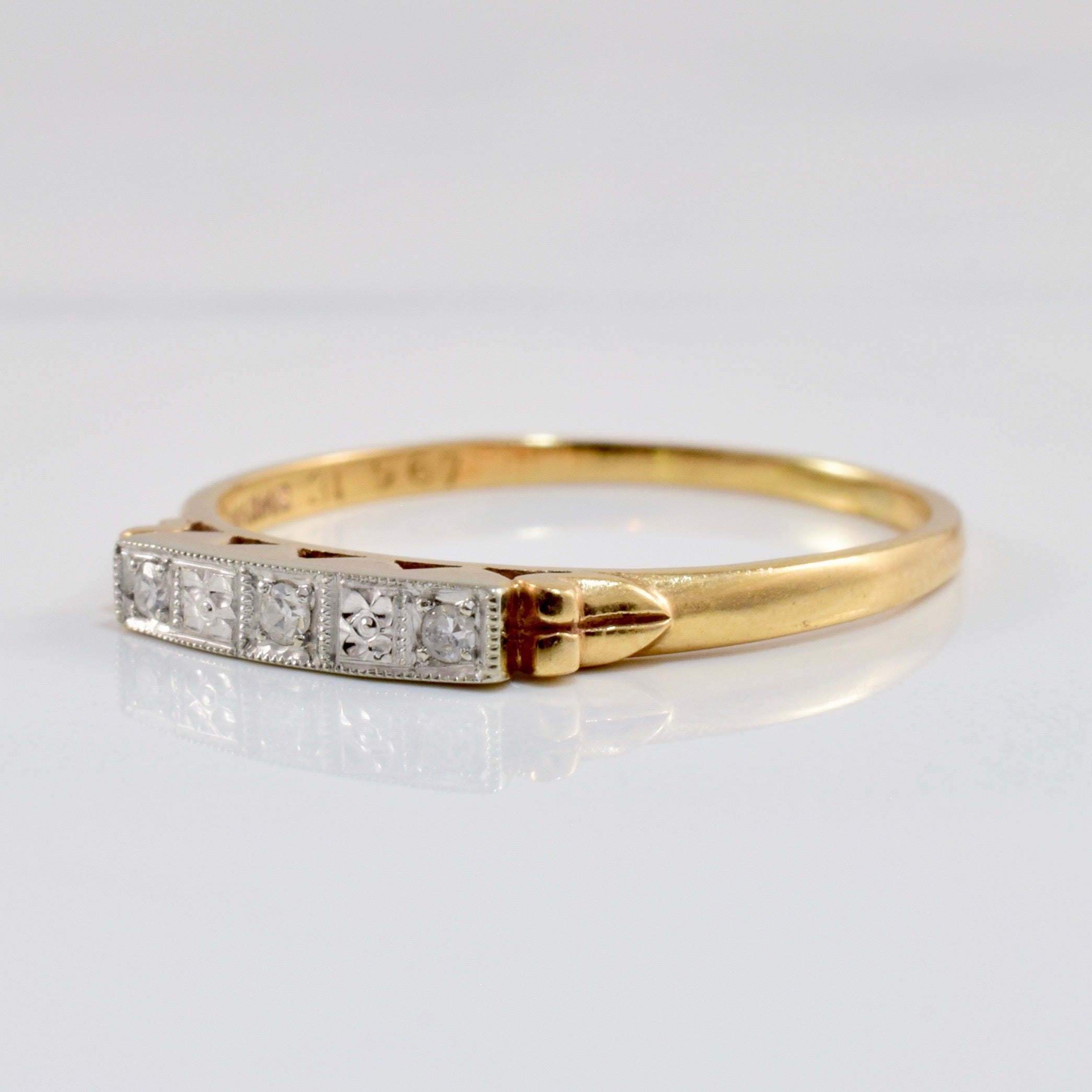 Art Deco Diamond Band | 0.03 ctw SZ 9 |