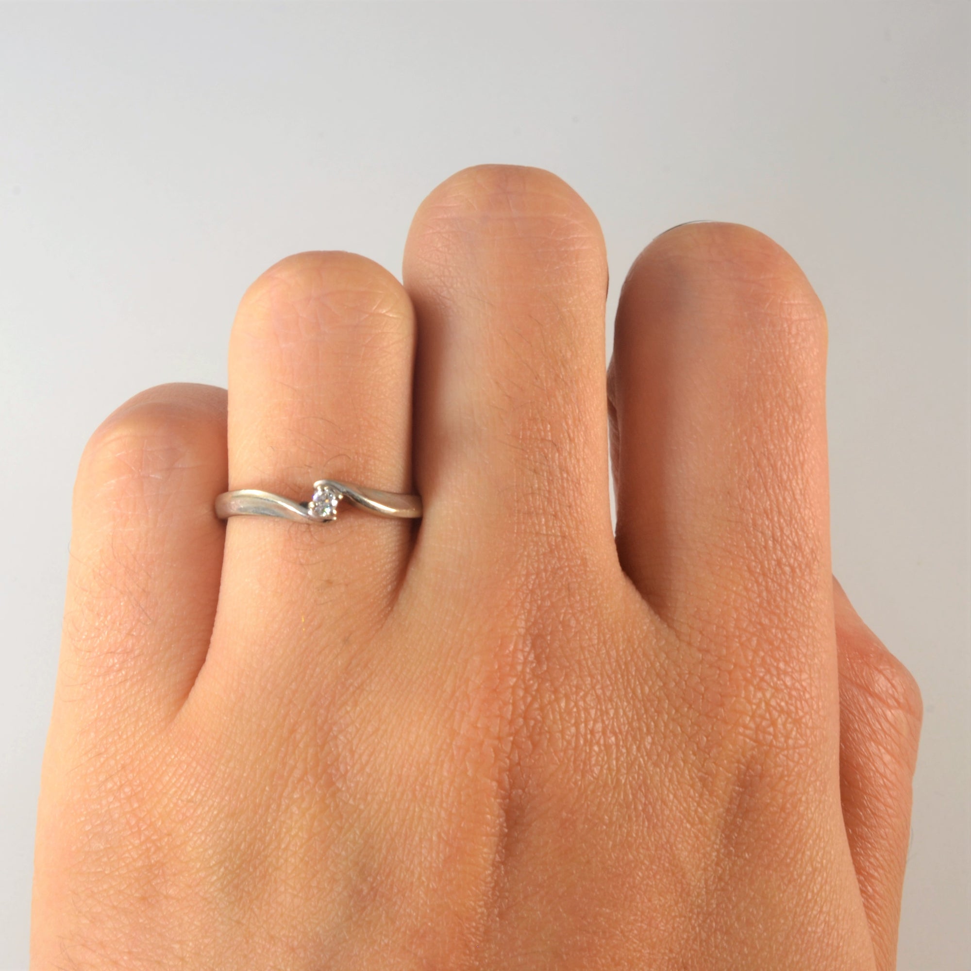 Petite Bypass Diamond Ring | 0.04ct | SZ 5.75 |