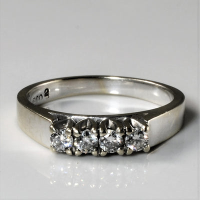 Four Stone Diamond Ring | 0.22ctw | SZ 5.75 |