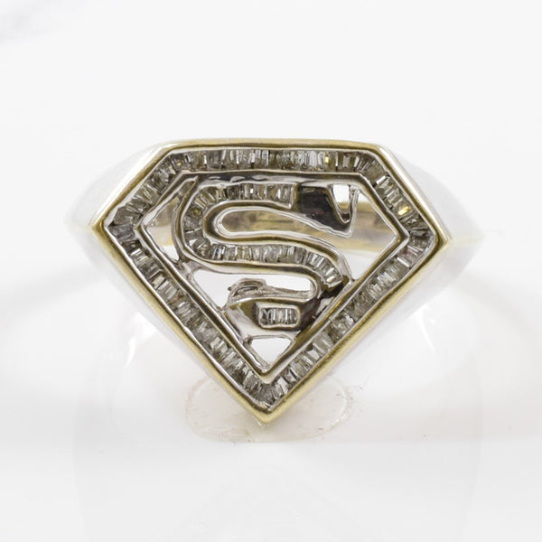 Superman on sale diamond ring