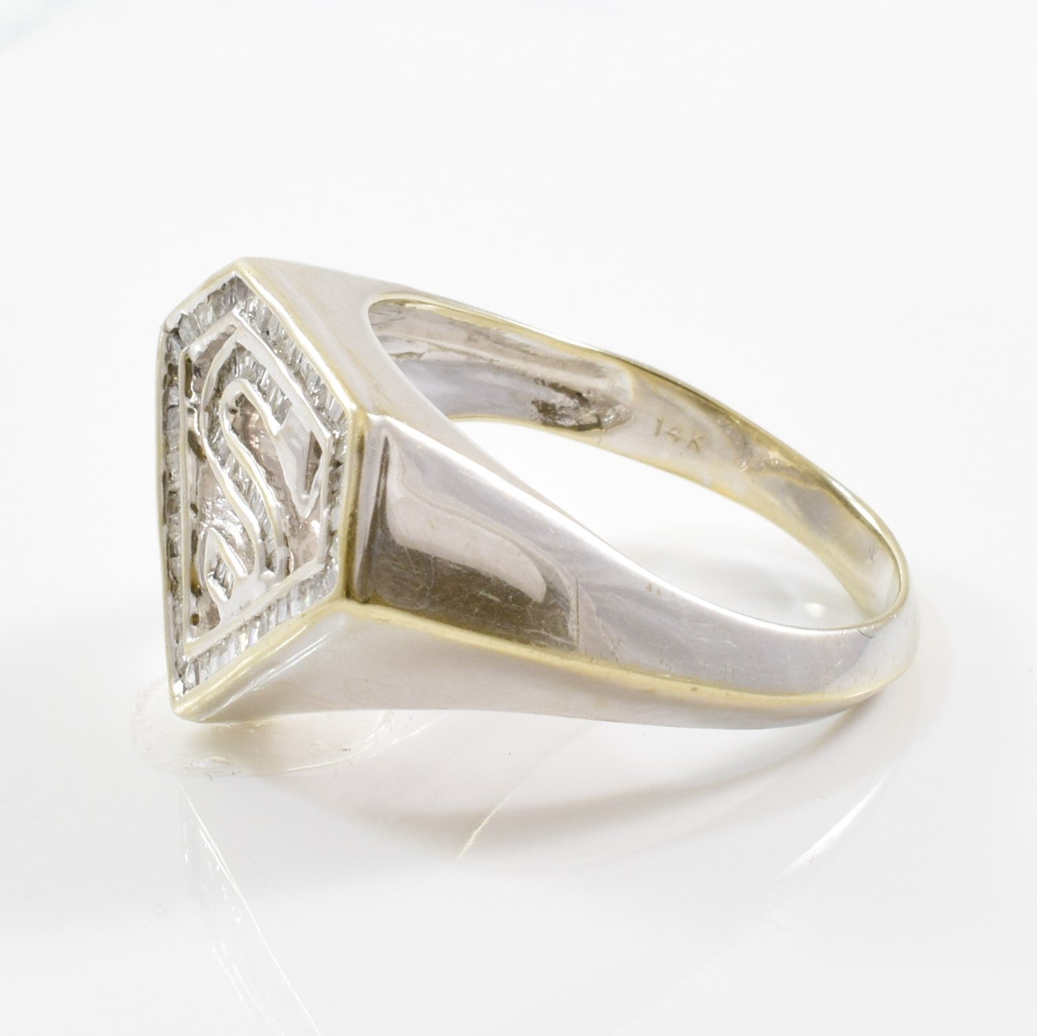 Diamond Superman Ring | 0.15ctw | SZ 10.75 |