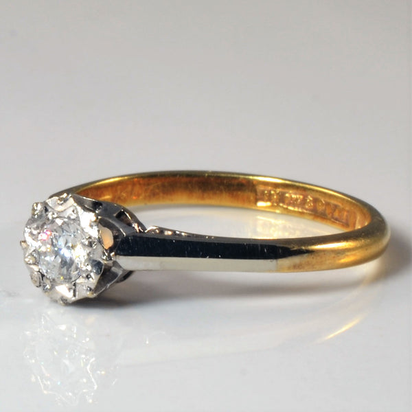 Early 1900s Solitaire Diamond Ring | 0.18ct | SZ 6.75 |