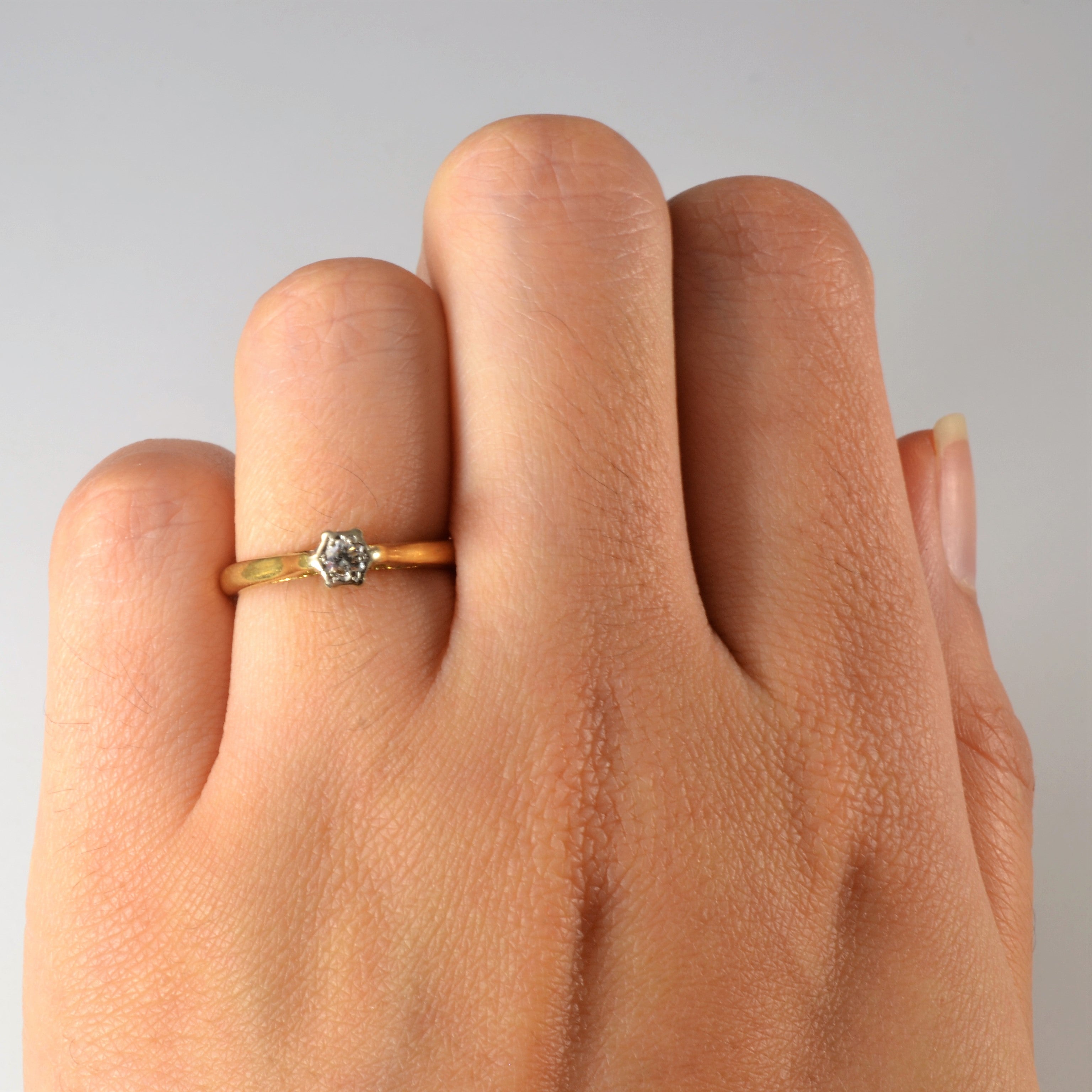 1960s Diamond Solitaire Ring | 0.07ct | SZ 4.75 |