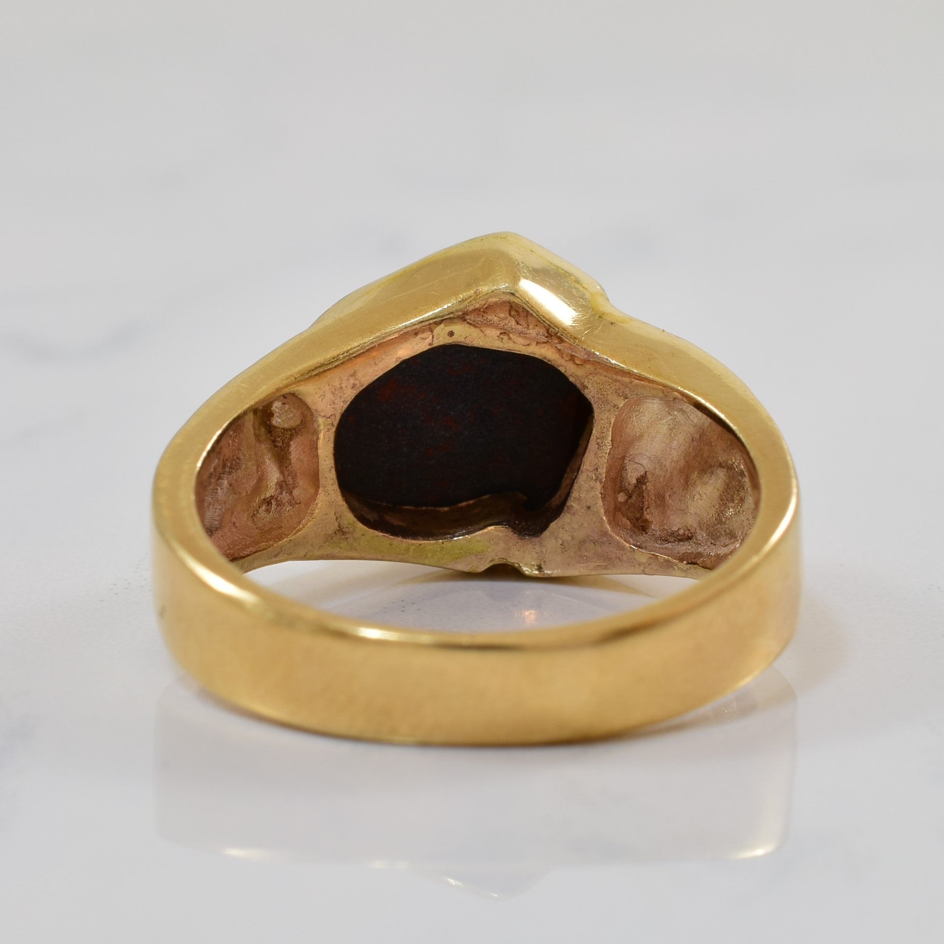 Bezel Set Bloodstone Ring | 1.75ct | SZ 9.75 |