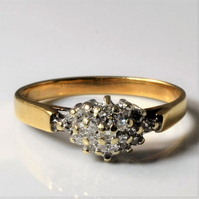 Diamond Cluster Ring | 0.18ctw | SZ 7 |