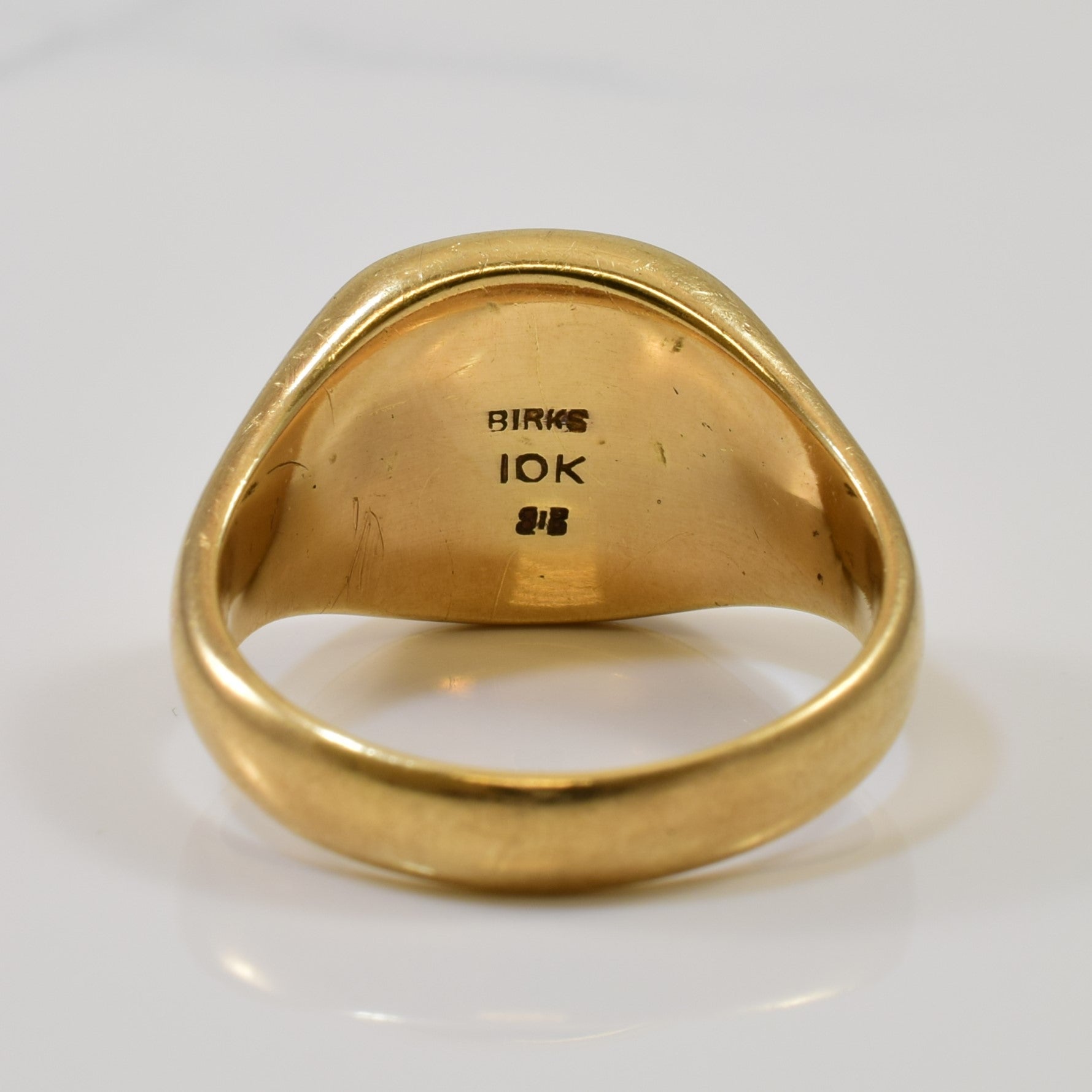 Birks' Engraved Initial 'PGG' Signet Ring | SZ 8.25 |