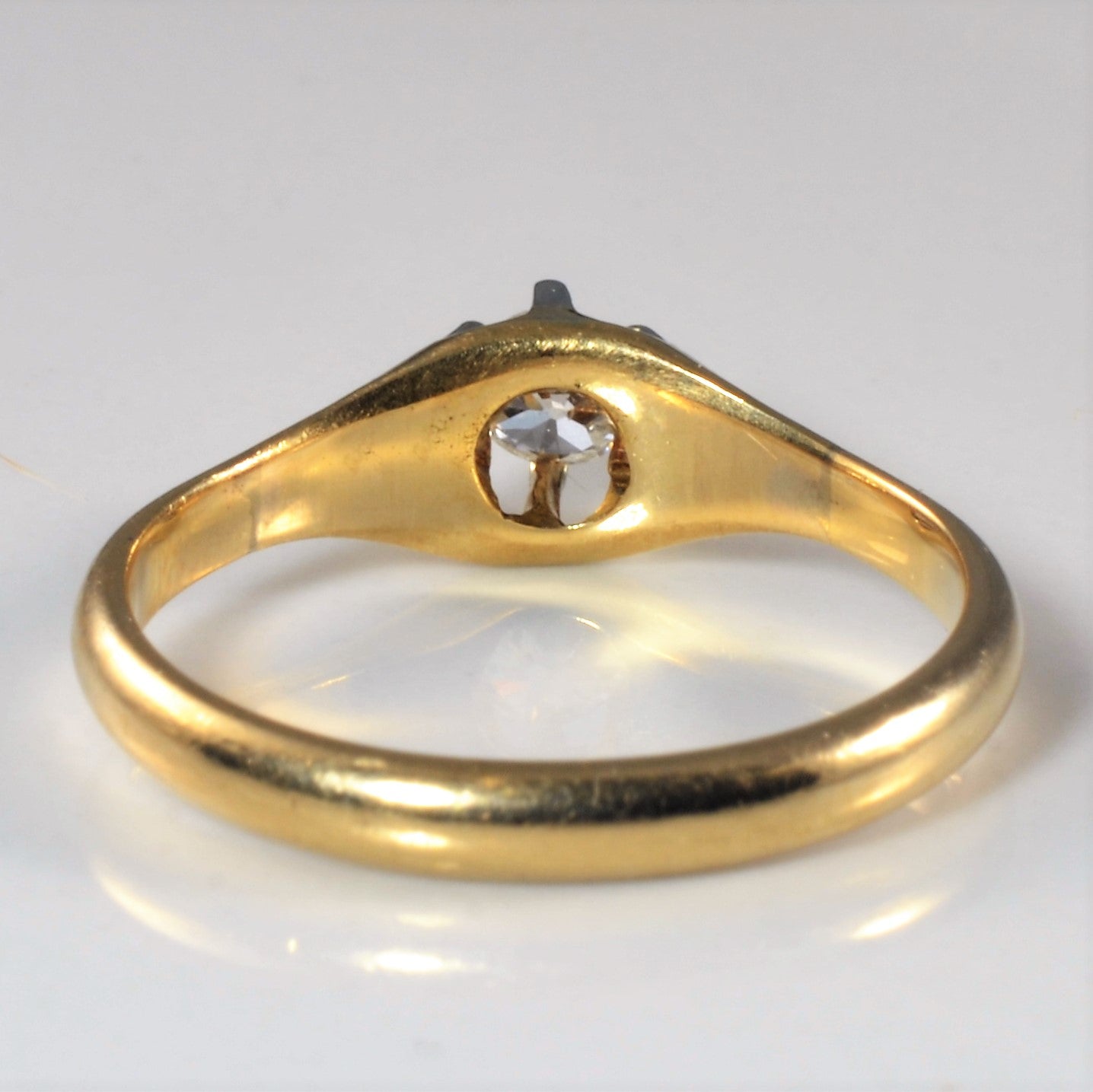 Edwardian Era Solitaire Diamond Ring | 0.22ct | SZ 7 |