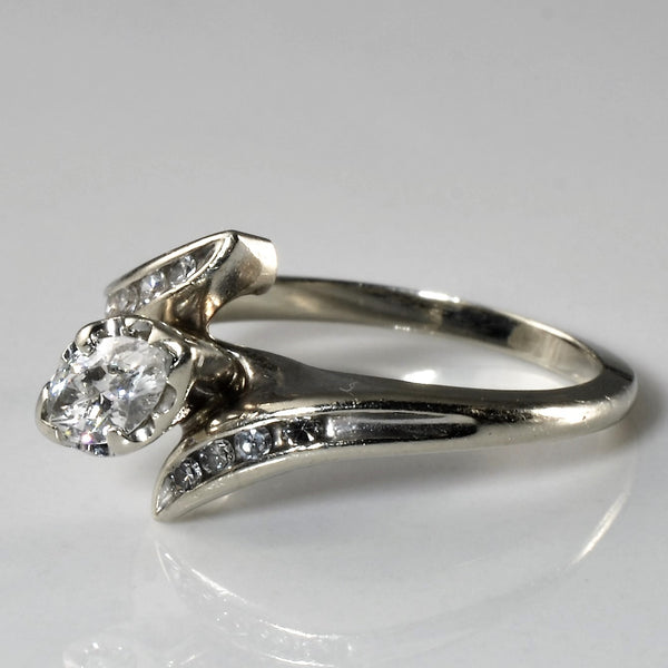 Bypass East West Marquise Diamond Ring | 0.38ctw | SZ 4.25 |