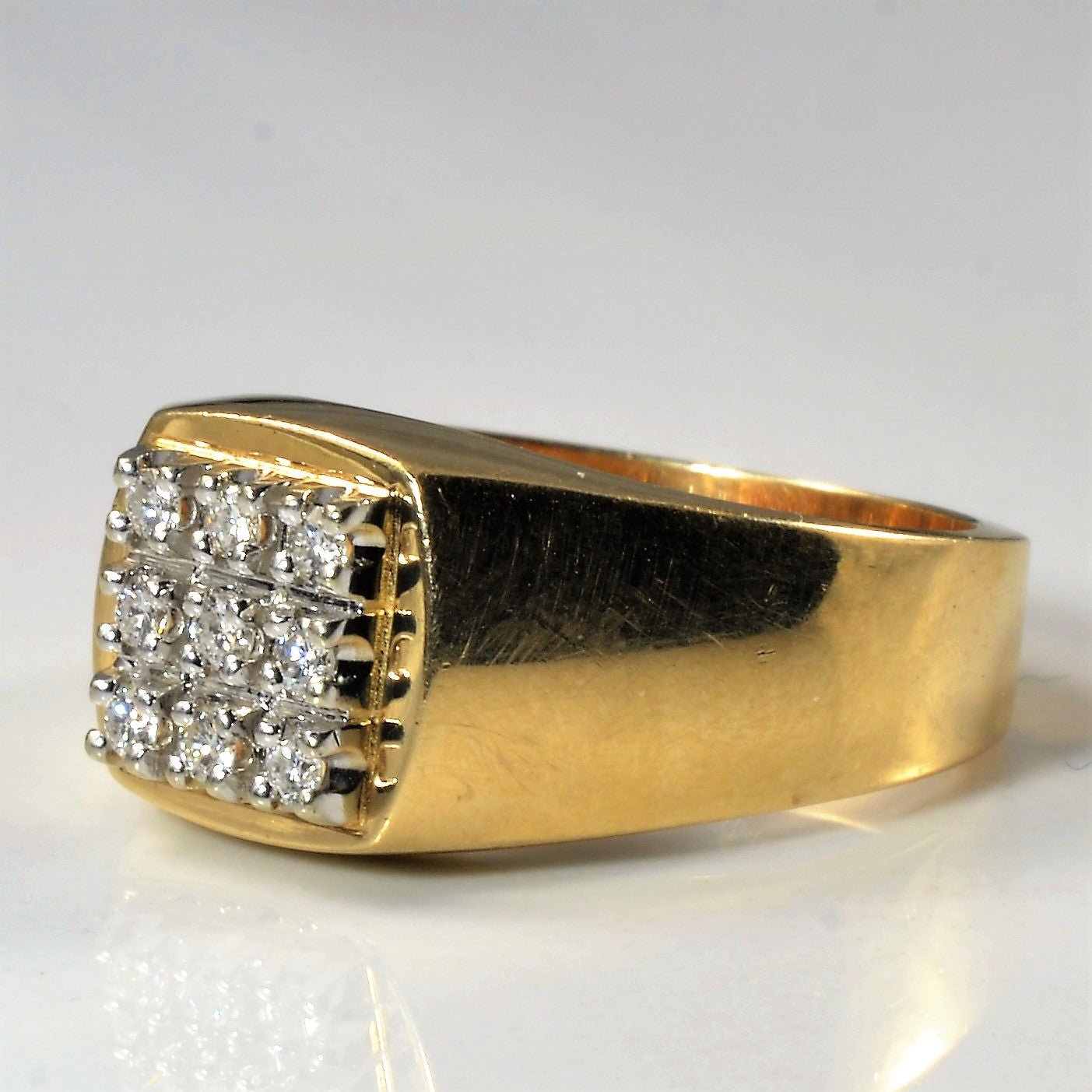 Cluster Set Diamond Ring | 0.23ctw | SZ 11.75 |