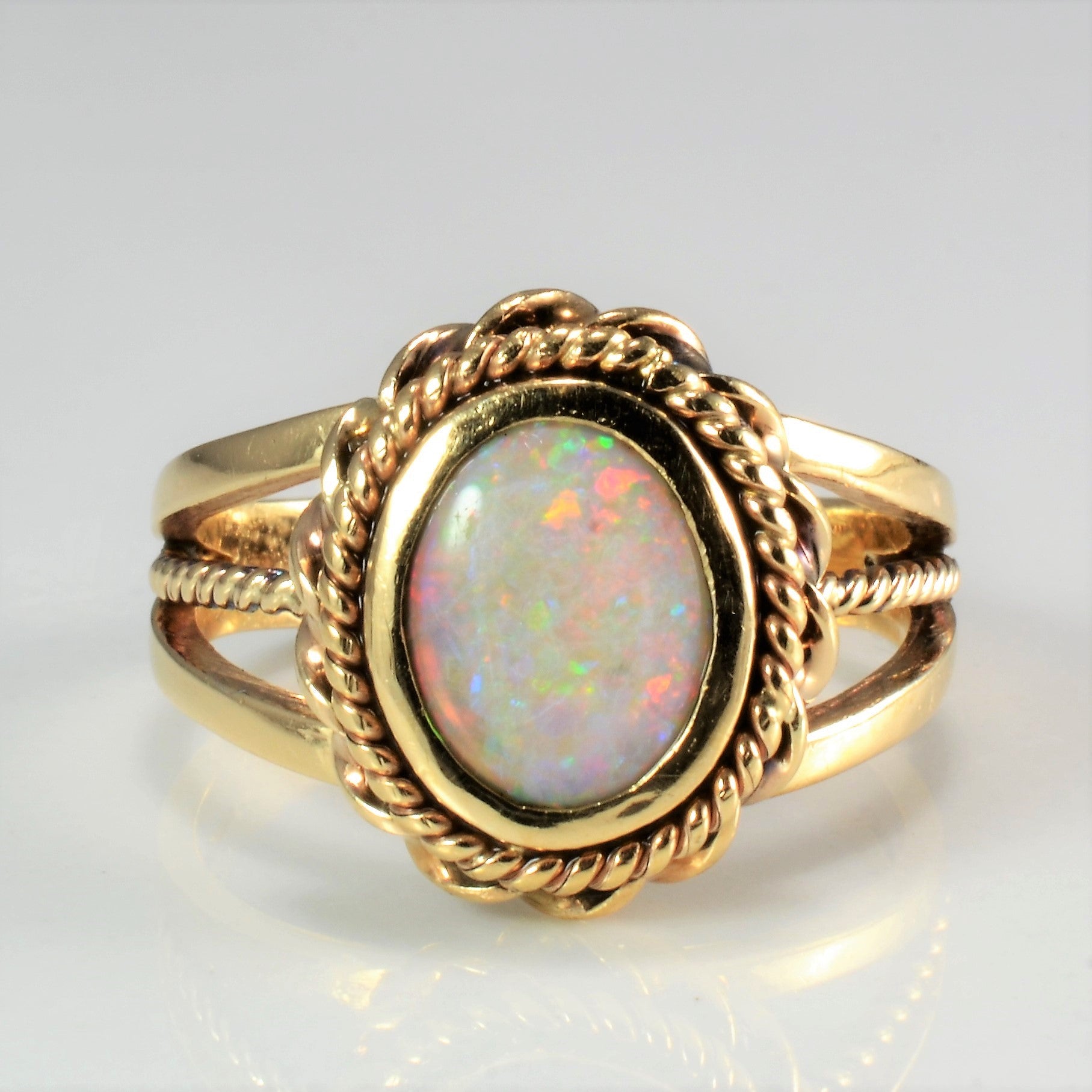 Bezel Set Opal Ring | SZ 6 |