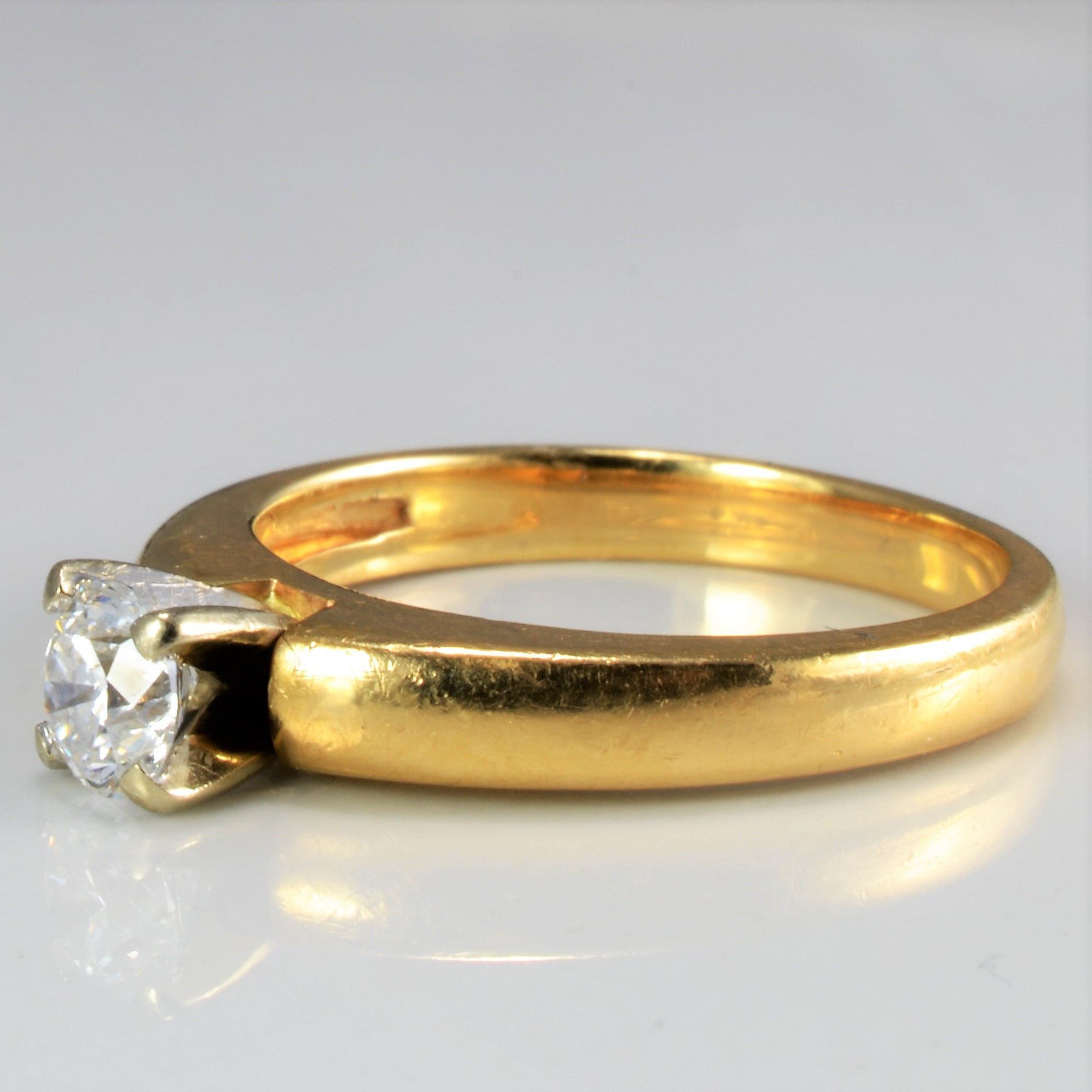 Solitaire Diamond Engagement Ring | 0.40 ct, SZ 6.75 |