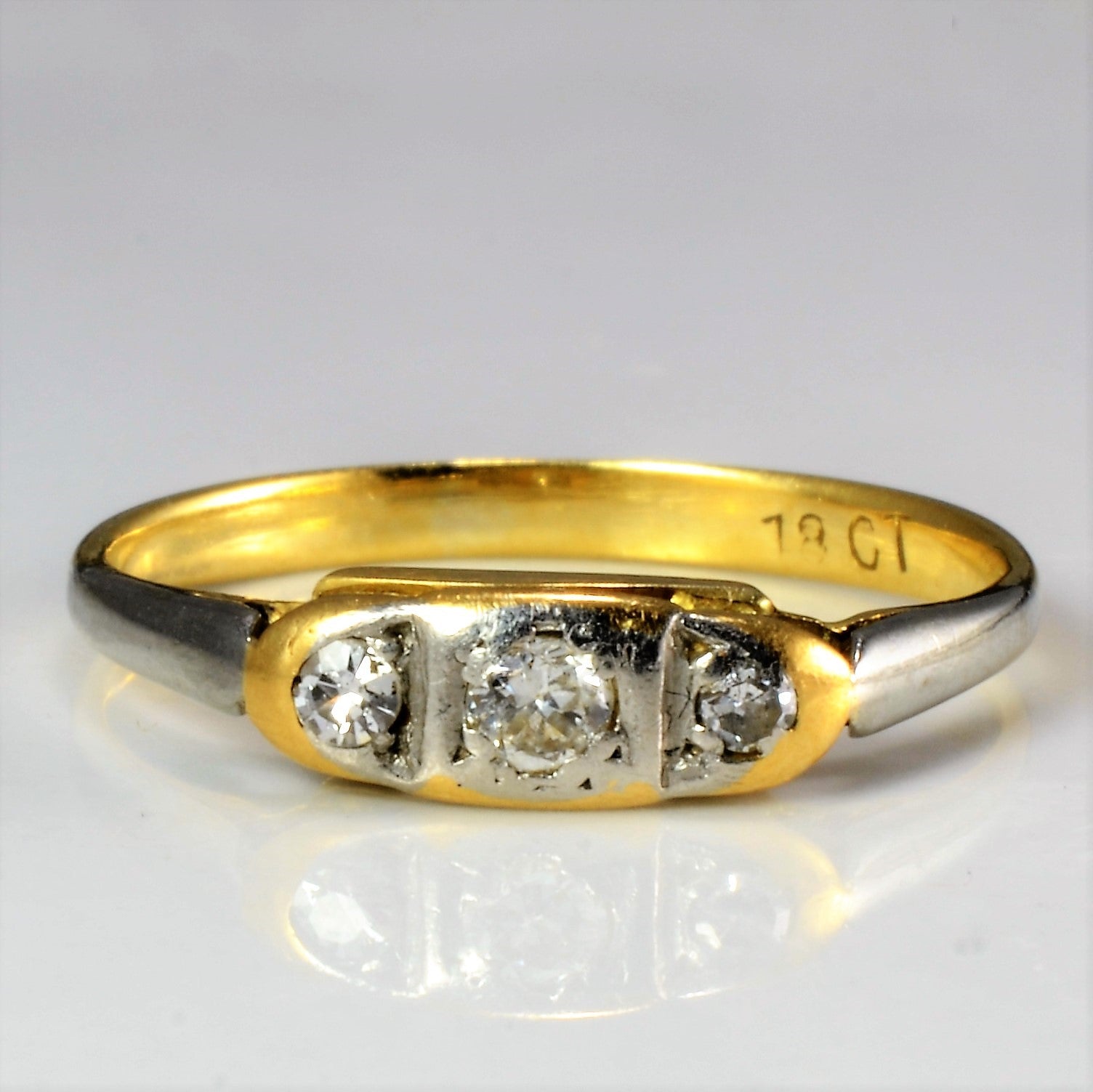 Gypsy Set Diamond Ring | 0.10 ctw, SZ 5.25 |