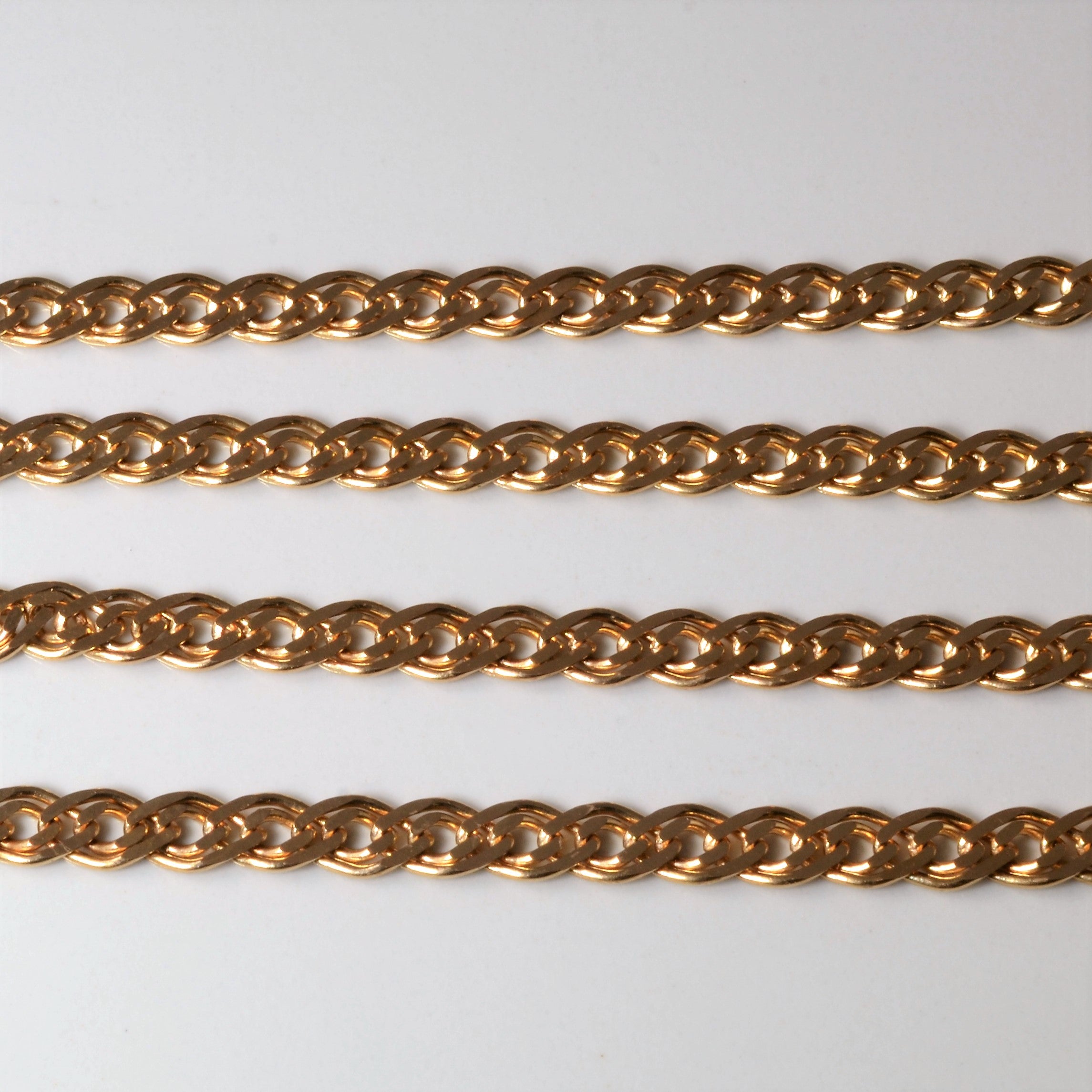 14k Rose Gold Parallel Chain | 22" |