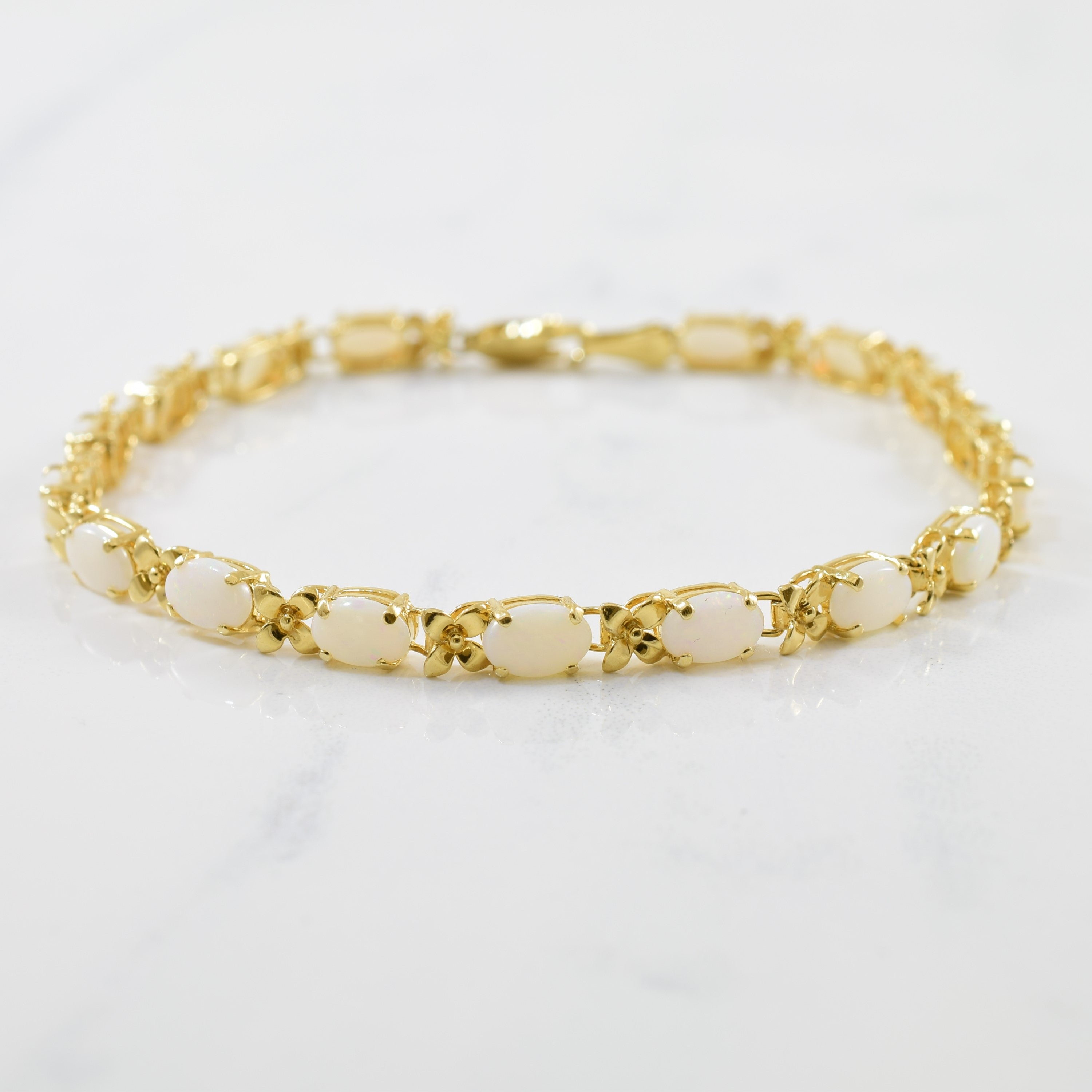 Opal Tennis Bracelet | 3.74ctw |