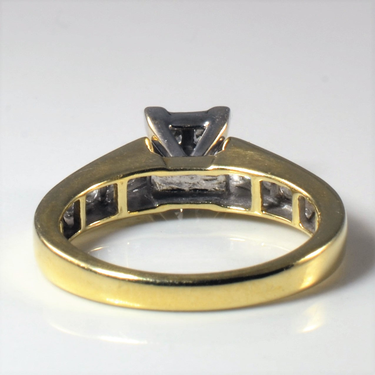 Quad Cluster Diamond Engagement Ring | 0.80ctw | SZ 7 |