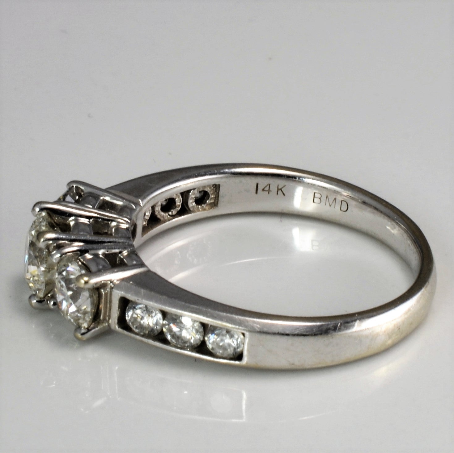 Three Stone Diamond Engagement Ring | 1.83ctw | SZ 8 |